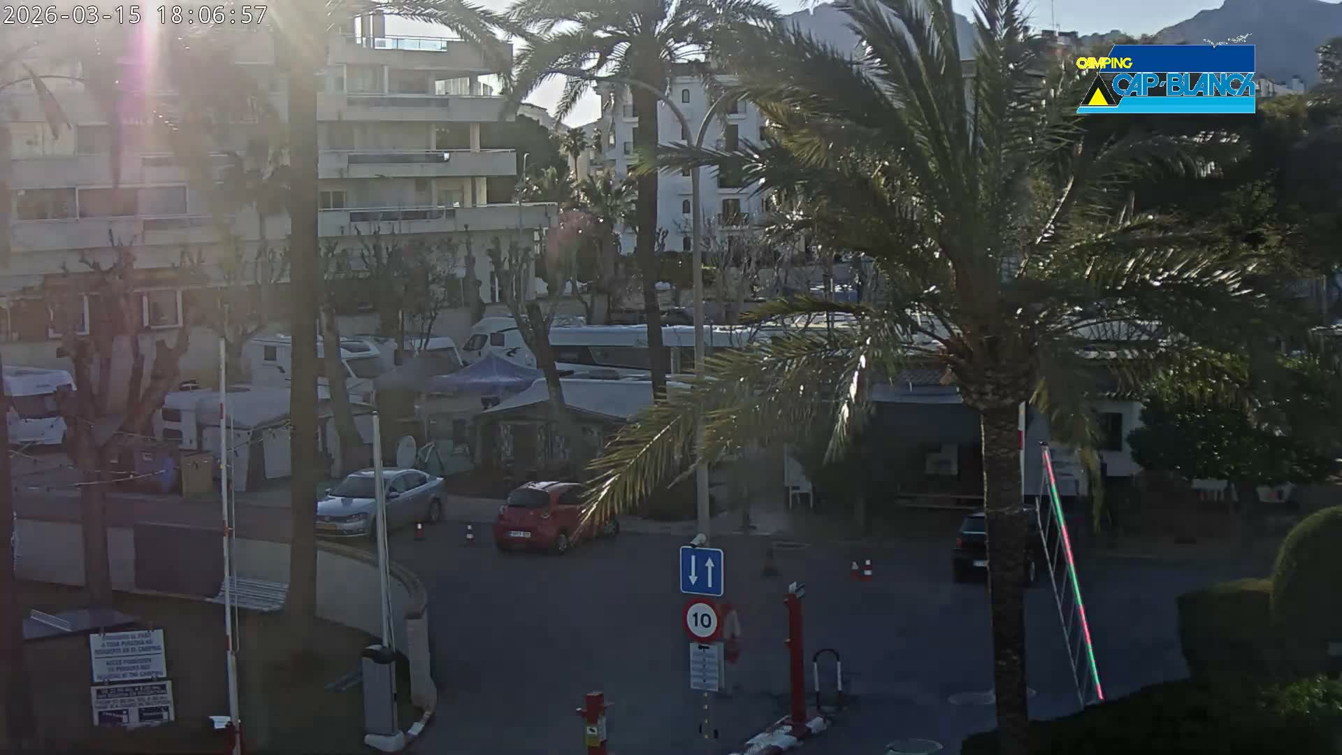 Altea, Camping Cap-Blanch Entrance - Alicante, Valencia, Spain