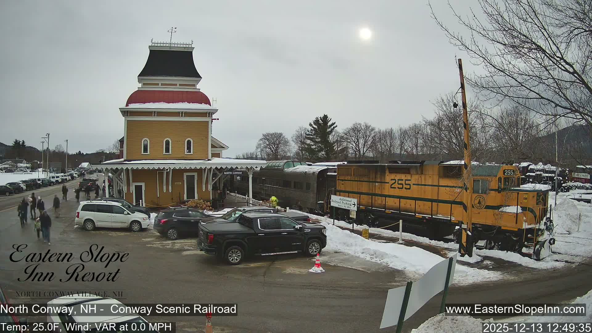 North  Conway, Conway Scenic Railroad Station Live Cam - Conway, Carroll, New Hampshire, USA