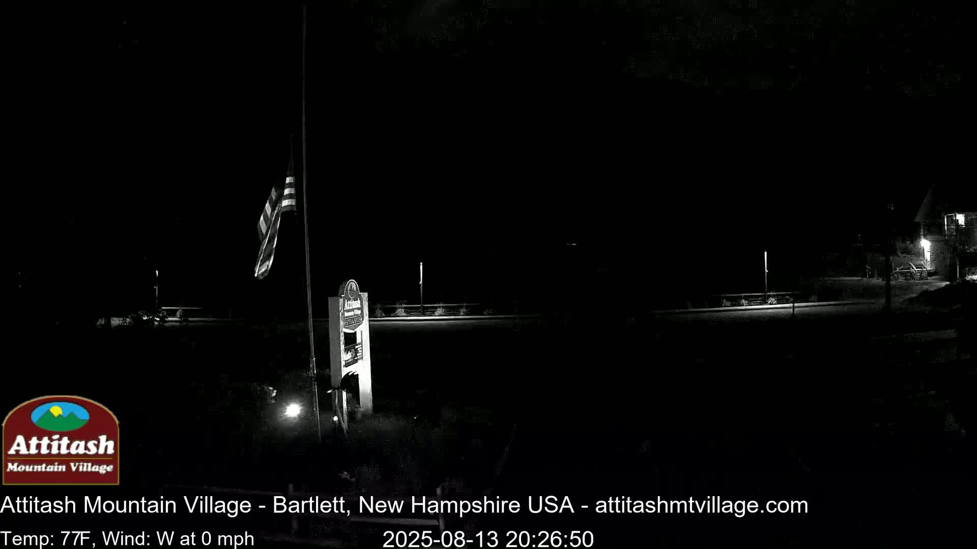 Attitash Mountain Village & Ski Slopes Live Cam - Bartlett, Carroll, New Hampshire, USA