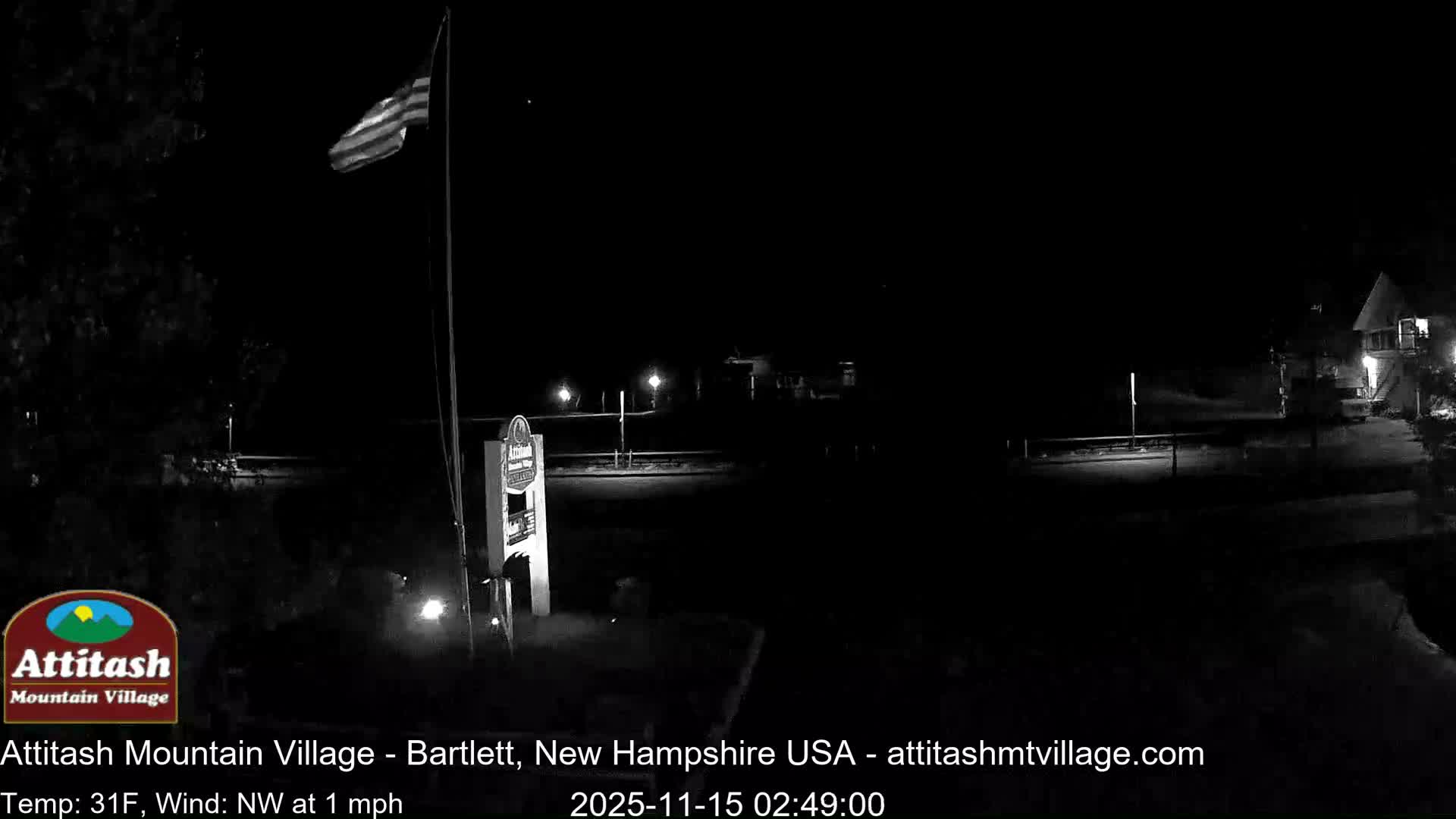Attitash Mountain Village & Ski Slopes Live Cam - Bartlett, Carroll, New Hampshire, USA