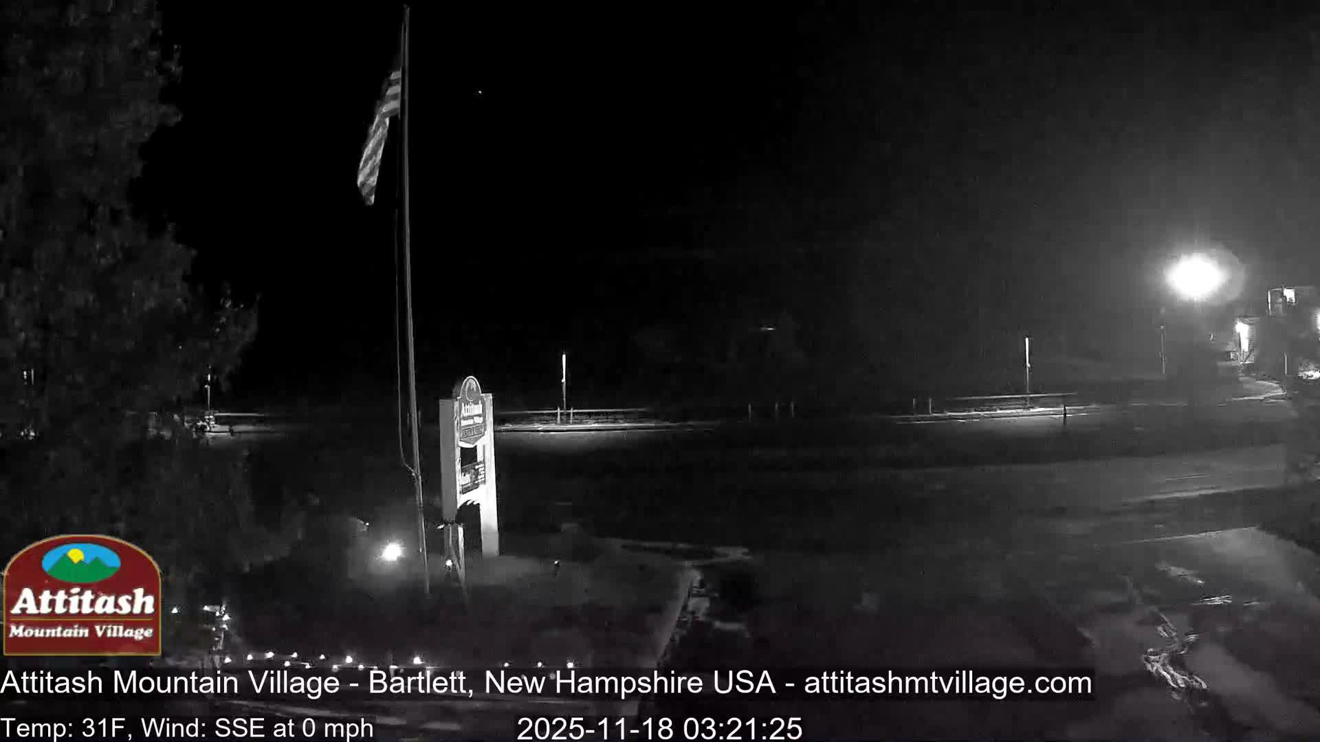 Attitash Mountain Village & Ski Slopes Live Cam - Bartlett, Carroll, New Hampshire, USA