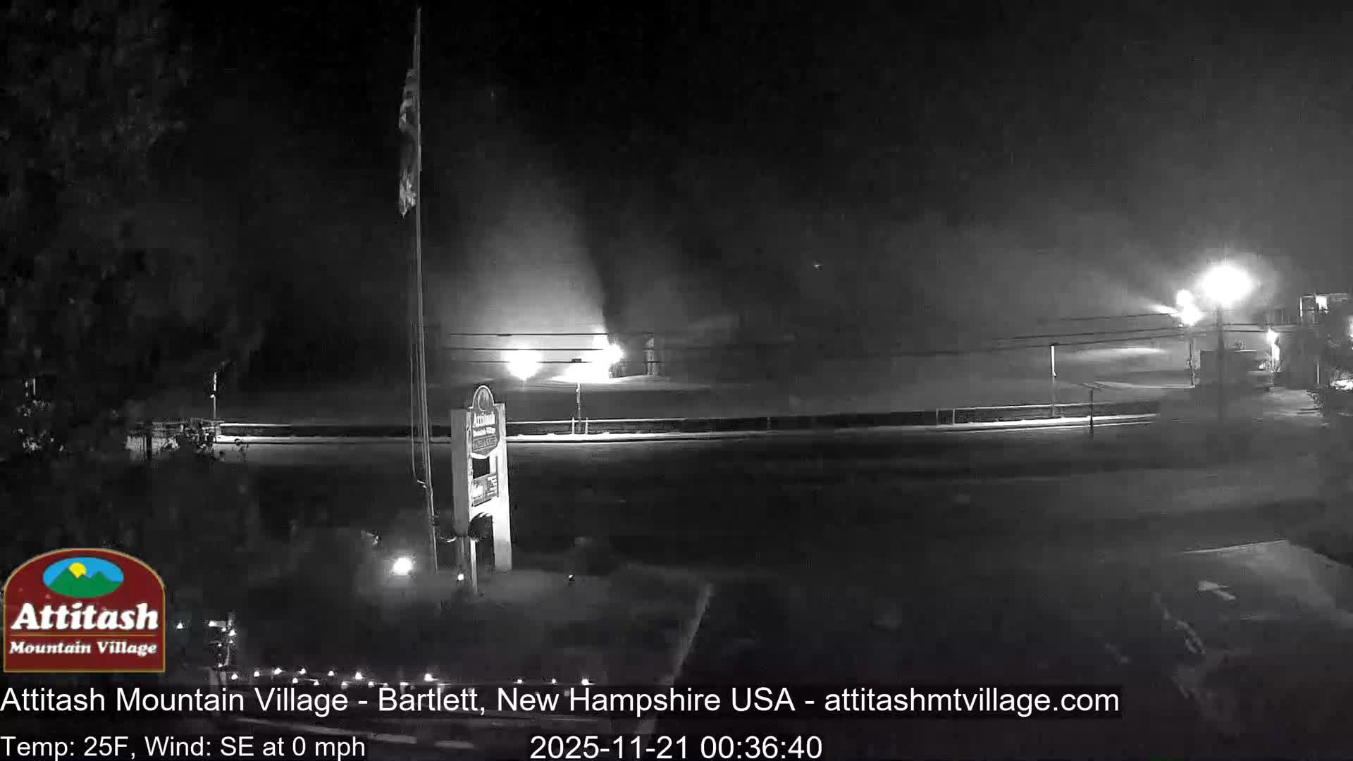 Attitash Mountain Village & Ski Slopes Live Cam - Bartlett, Carroll, New Hampshire, USA