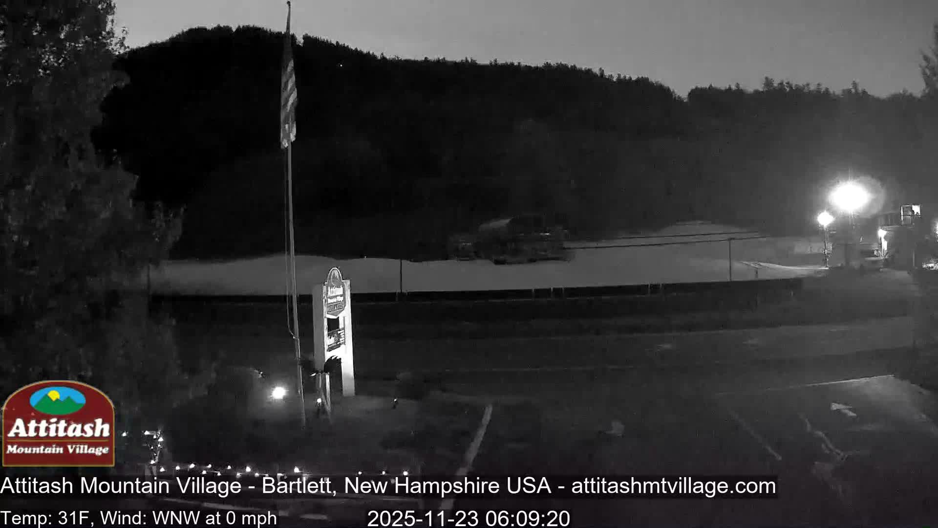 Attitash Mountain Village & Ski Slopes Live Cam - Bartlett, Carroll, New Hampshire, USA