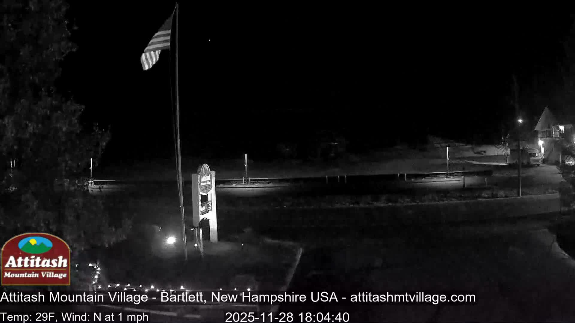 Attitash Mountain Village & Ski Slopes Live Cam - Bartlett, Carroll, New Hampshire, USA