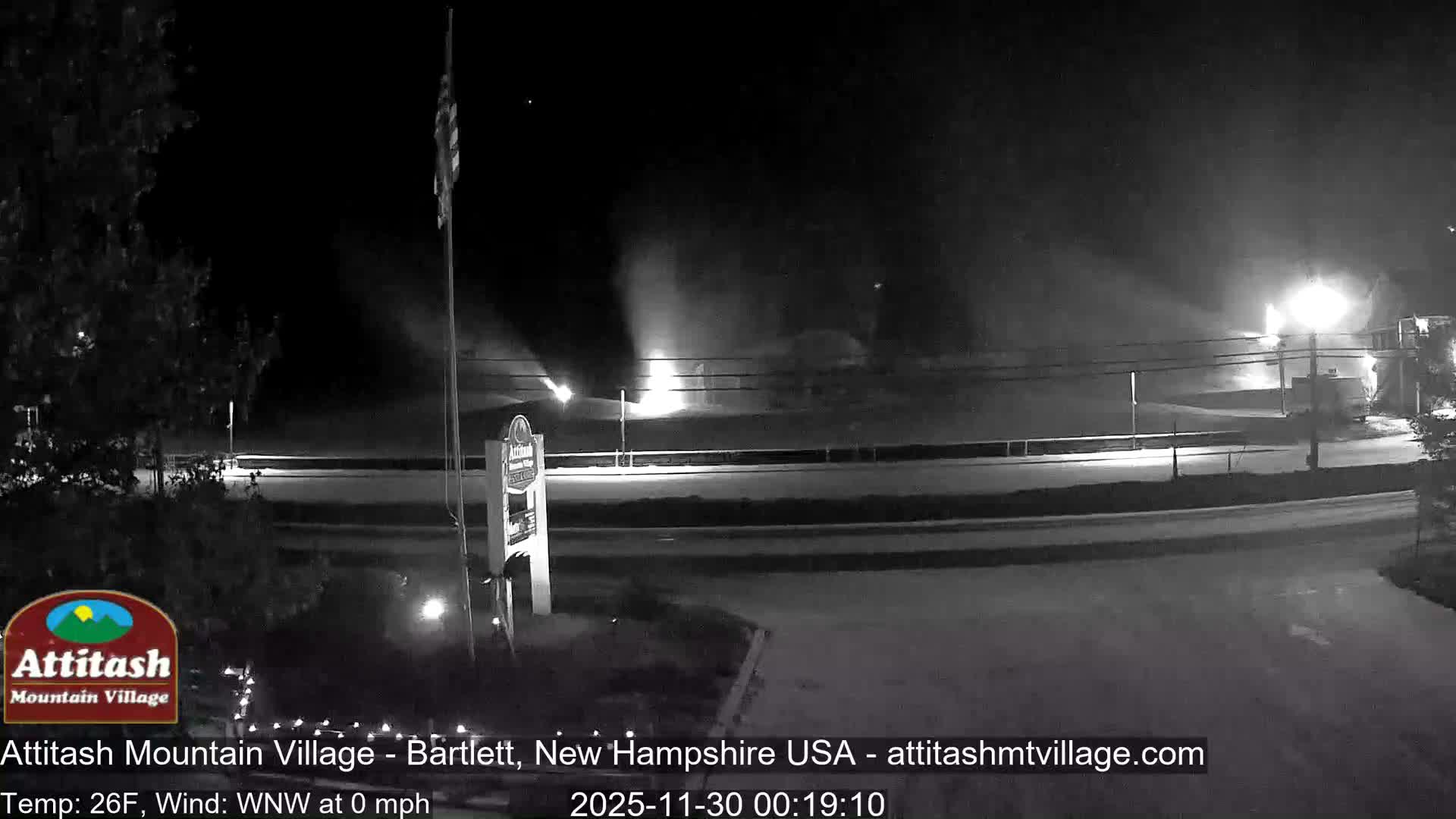 Attitash Mountain Village & Ski Slopes Live Cam - Bartlett, Carroll, New Hampshire, USA
