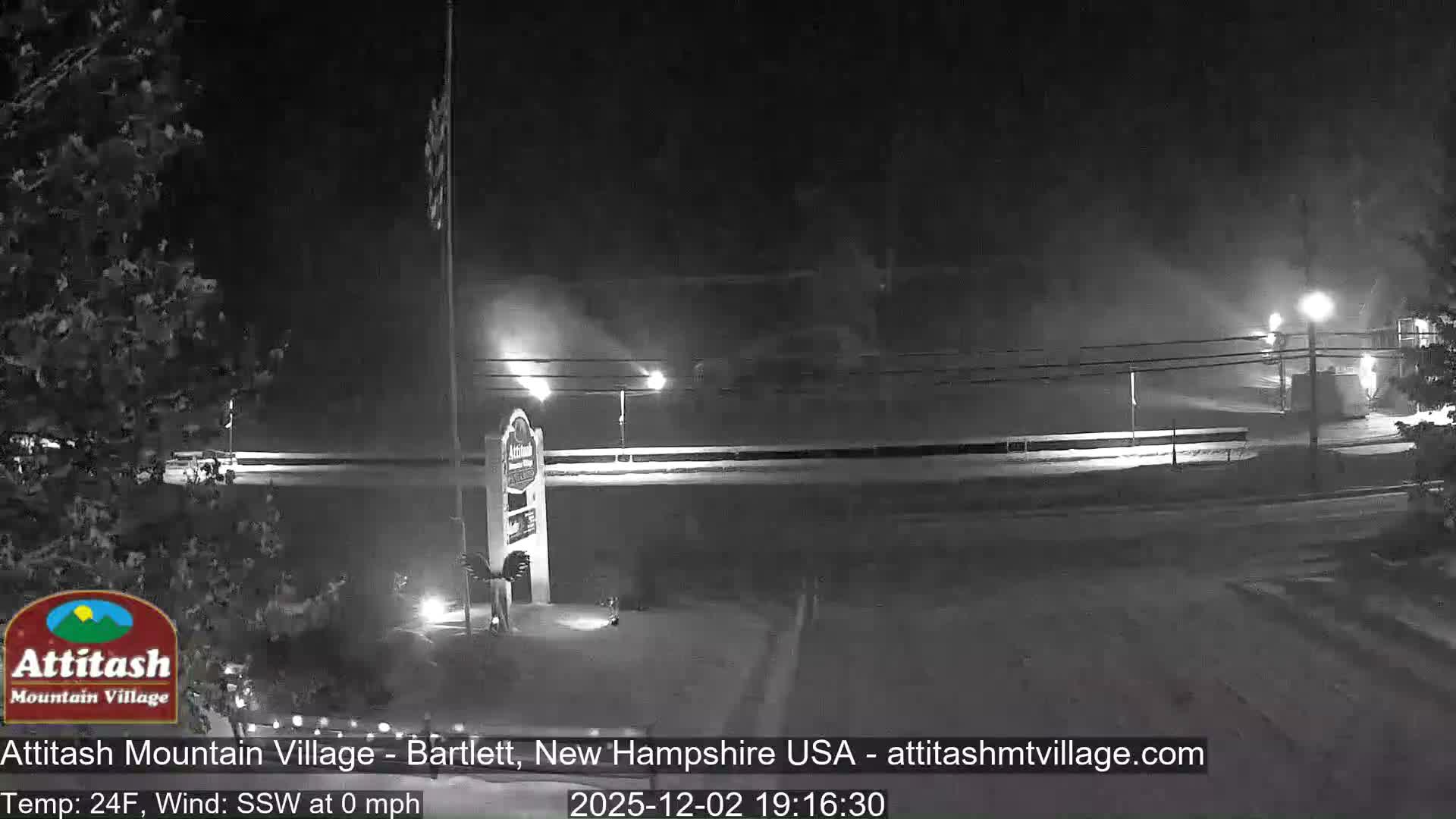 Attitash Mountain Village & Ski Slopes Live Cam - Bartlett, Carroll, New Hampshire, USA