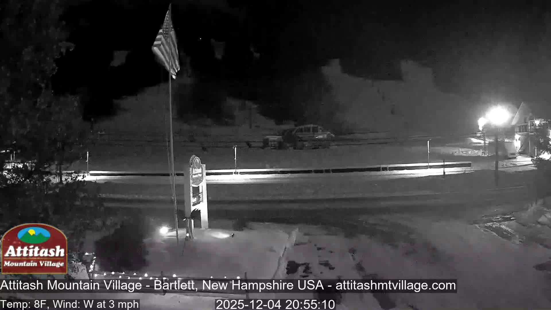 Attitash Mountain Village & Ski Slopes Live Cam - Bartlett, Carroll, New Hampshire, USA