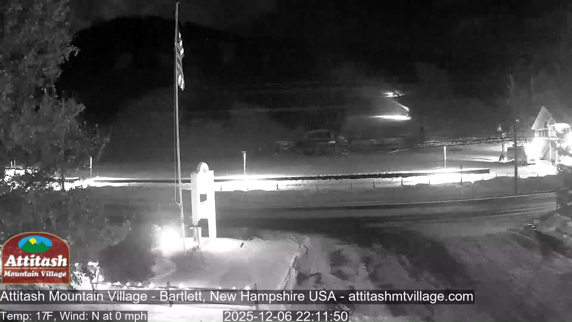 Attitash Mountain Village & Ski Slopes Live Cam - Bartlett, Carroll, New Hampshire, USA