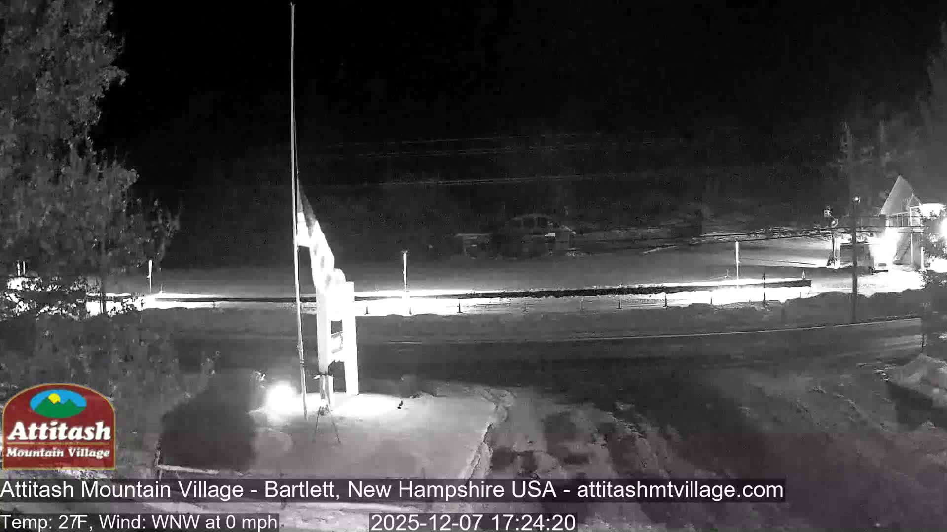Attitash Mountain Village & Ski Slopes Live Cam - Bartlett, Carroll, New Hampshire, USA