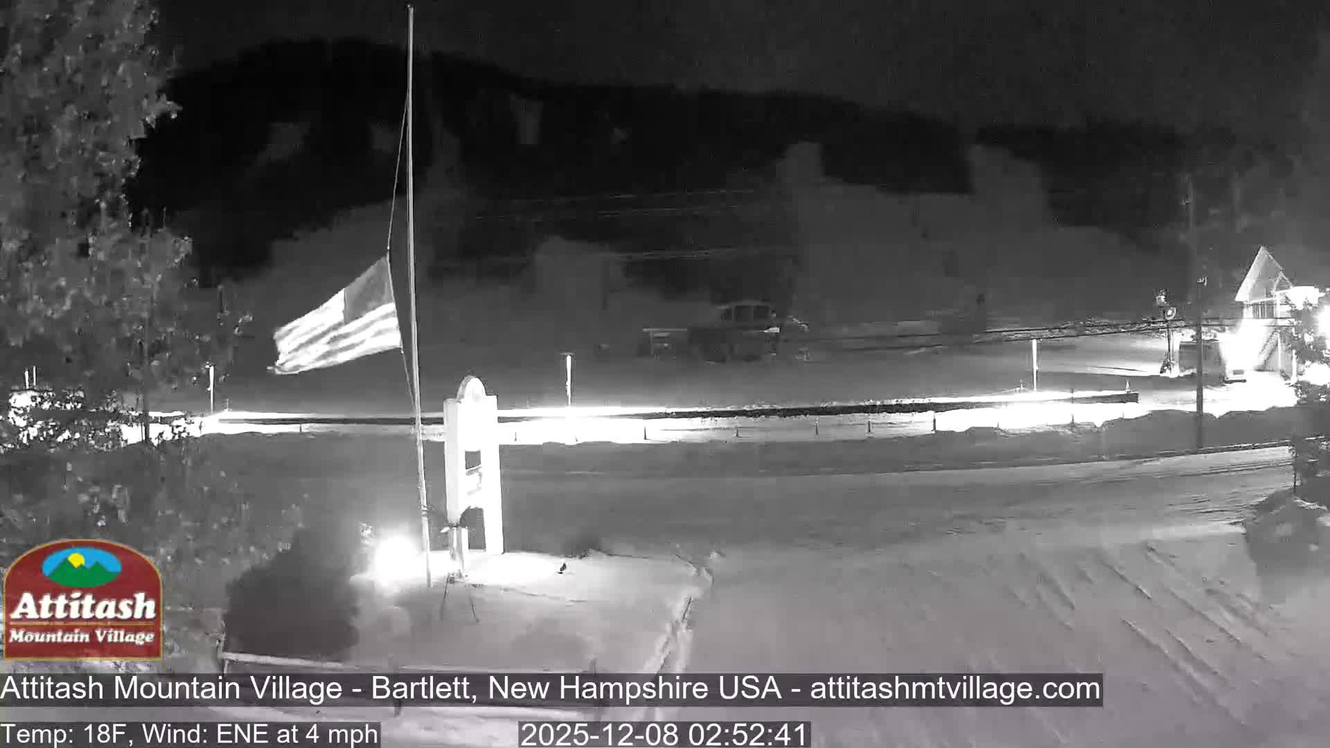 Attitash Mountain Village & Ski Slopes Live Cam - Bartlett, Carroll, New Hampshire, USA