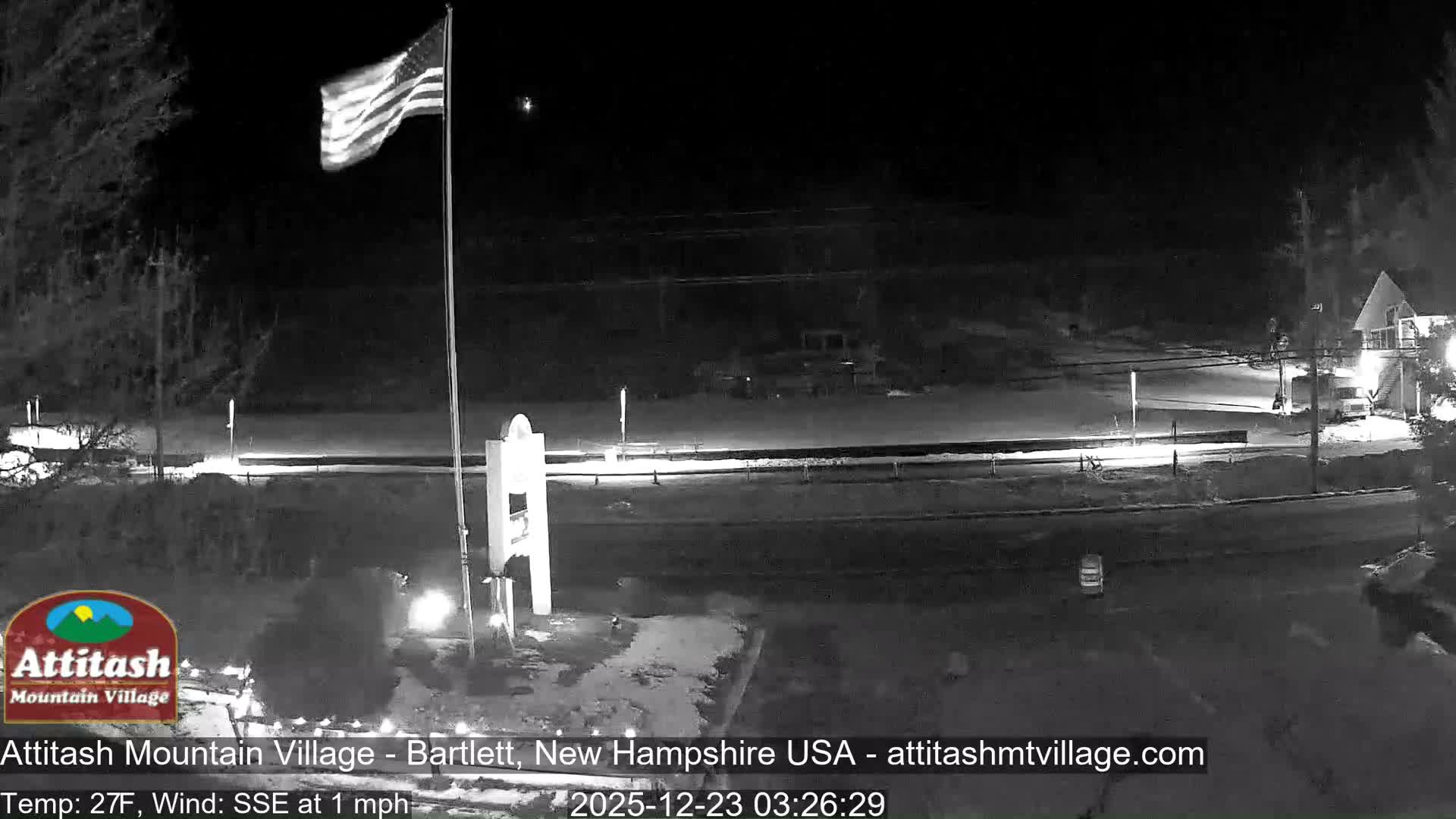Attitash Mountain Village & Ski Slopes Live Cam - Bartlett, Carroll, New Hampshire, USA