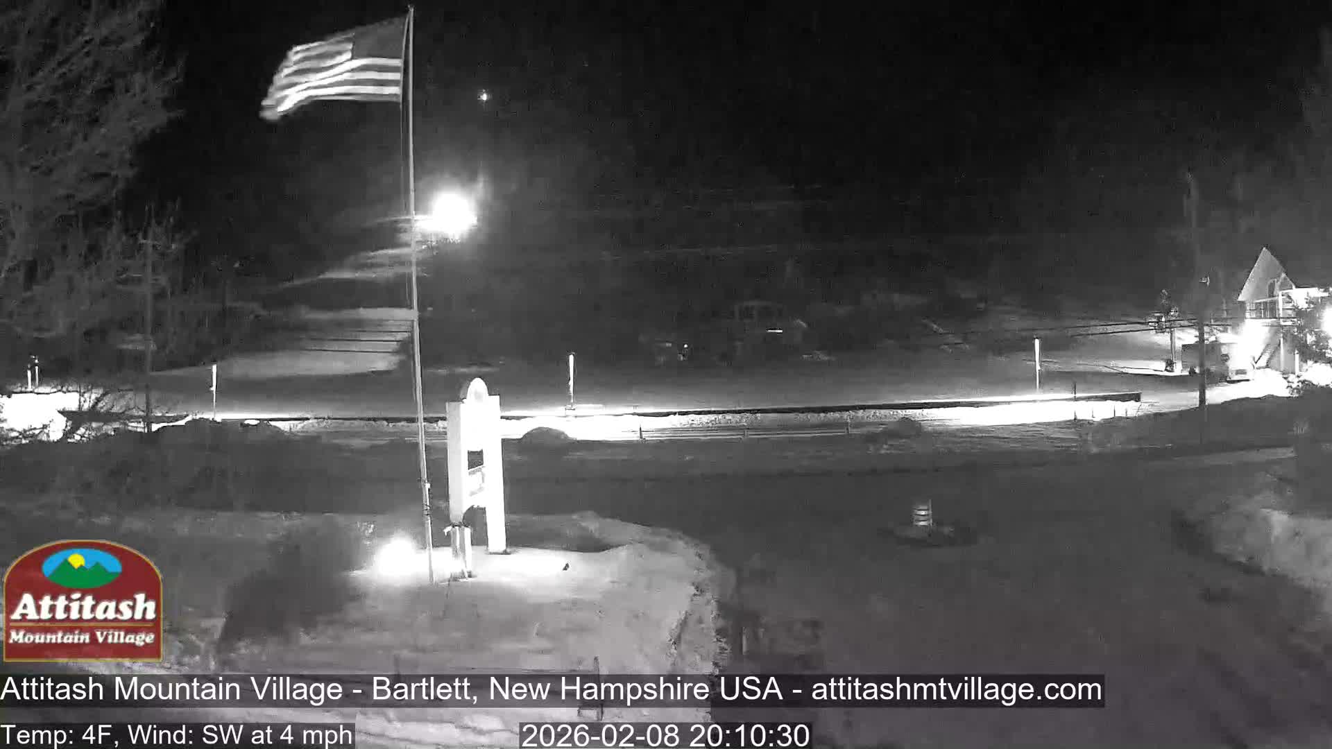 Attitash Mountain Village & Ski Slopes Live Cam - Bartlett, Carroll, New Hampshire, USA