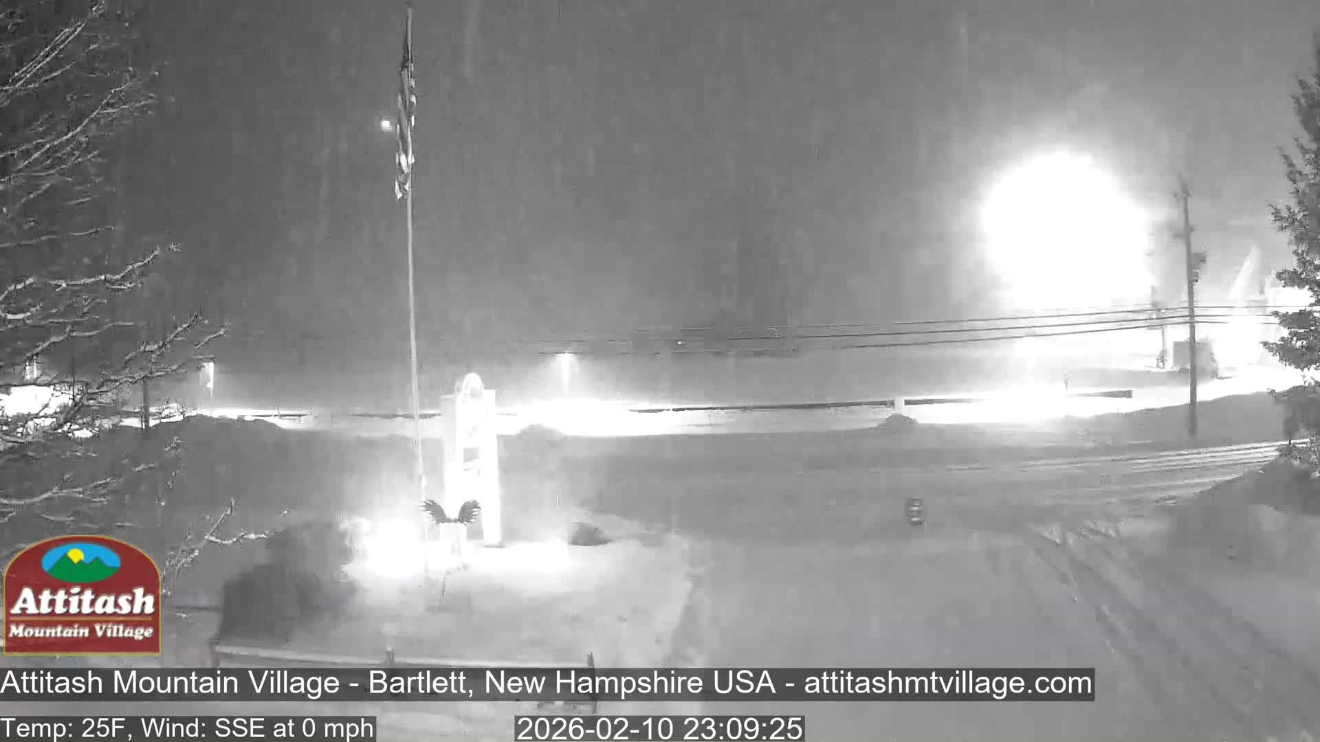 Attitash Mountain Village & Ski Slopes Live Cam - Bartlett, Carroll, New Hampshire, USA