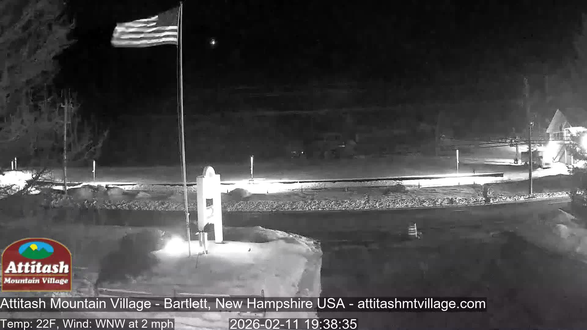 Attitash Mountain Village & Ski Slopes Live Cam - Bartlett, Carroll, New Hampshire, USA