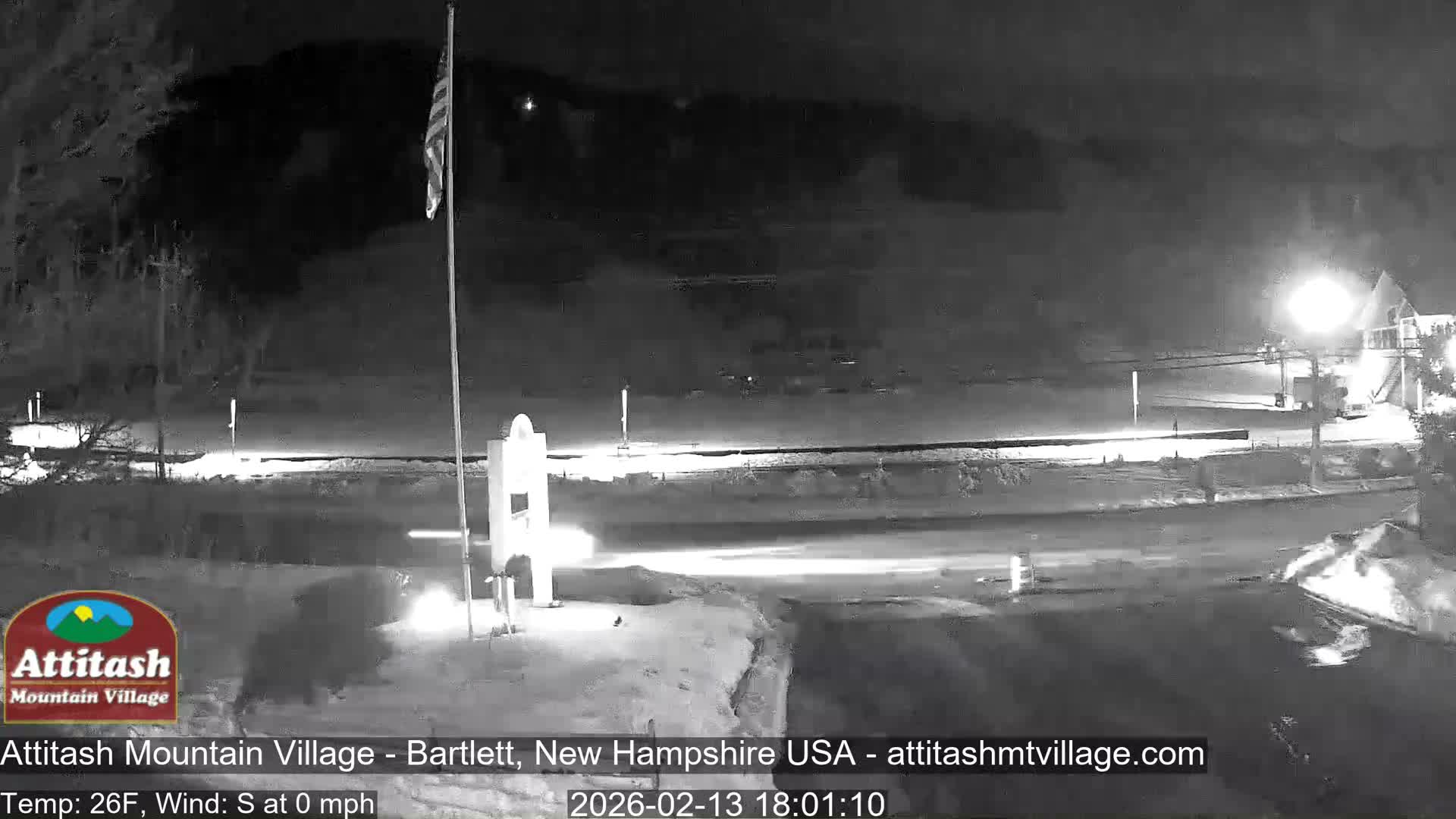 Attitash Mountain Village & Ski Slopes Live Cam - Bartlett, Carroll, New Hampshire, USA