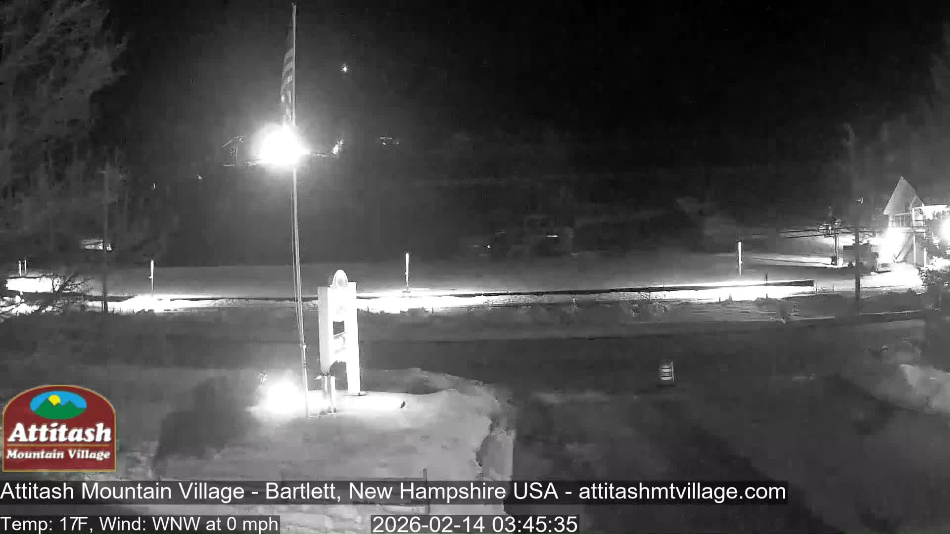 Attitash Mountain Village & Ski Slopes Live Cam - Bartlett, Carroll, New Hampshire, USA