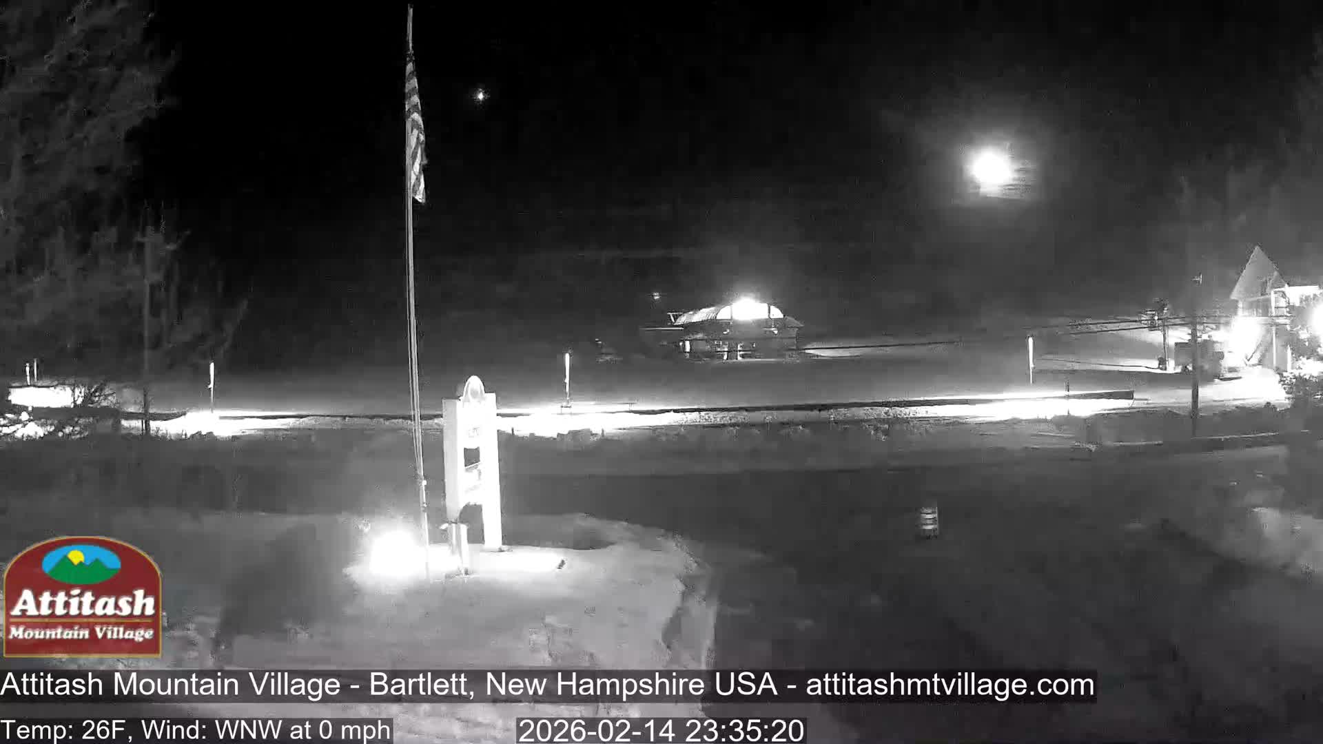 Attitash Mountain Village & Ski Slopes Live Cam - Bartlett, Carroll, New Hampshire, USA
