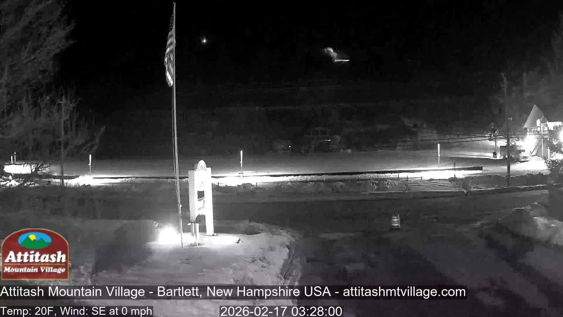 Attitash Mountain Village & Ski Slopes Live Cam - Bartlett, Carroll, New Hampshire, USA