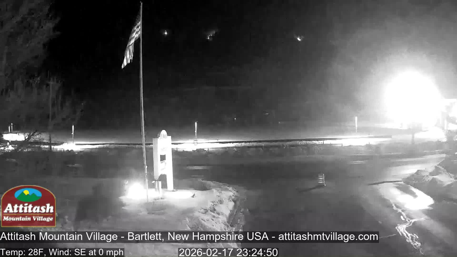 Attitash Mountain Village & Ski Slopes Live Cam - Bartlett, Carroll, New Hampshire, USA