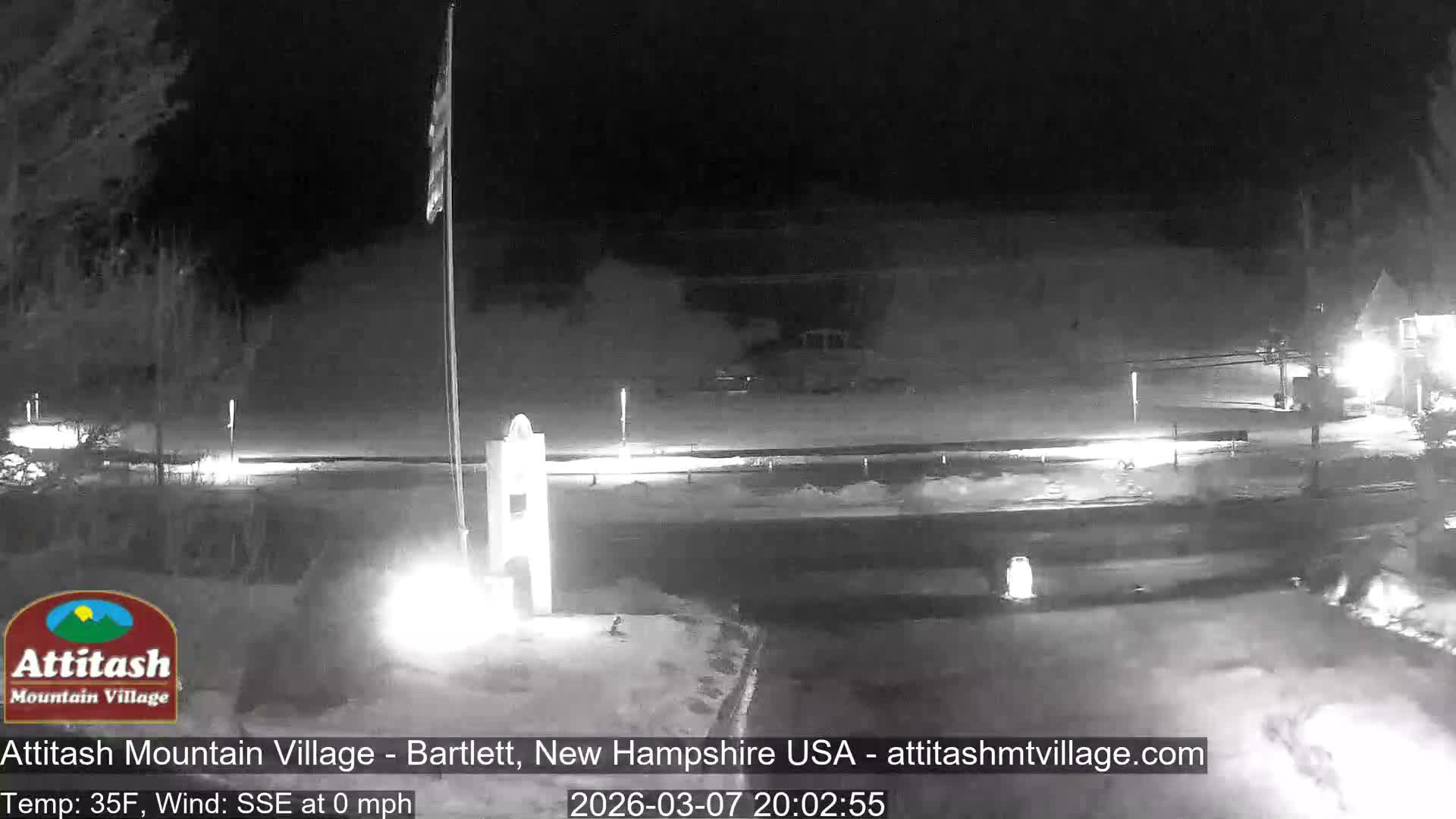 Attitash Mountain Village & Ski Slopes Live Cam - Bartlett, Carroll, New Hampshire, USA