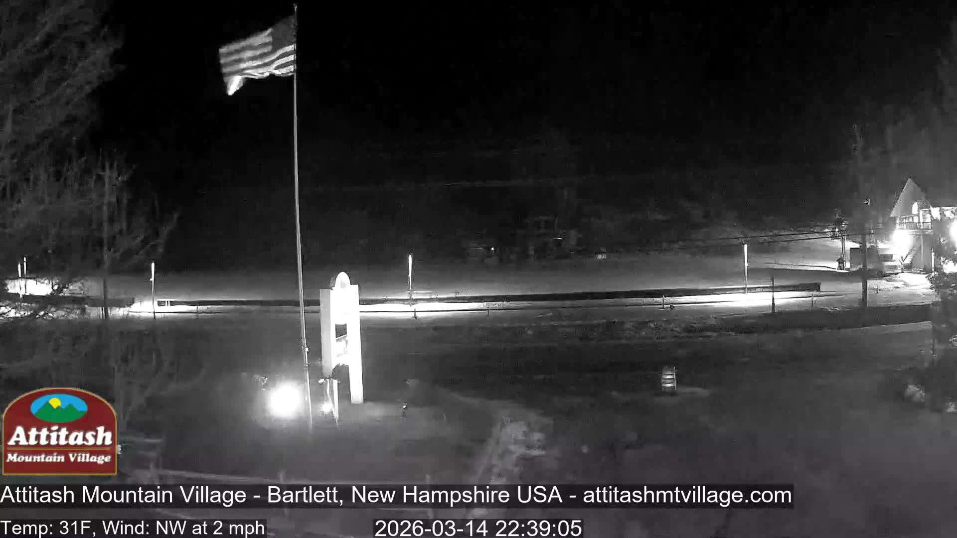 Attitash Mountain Village & Ski Slopes Live Cam - Bartlett, Carroll, New Hampshire, USA