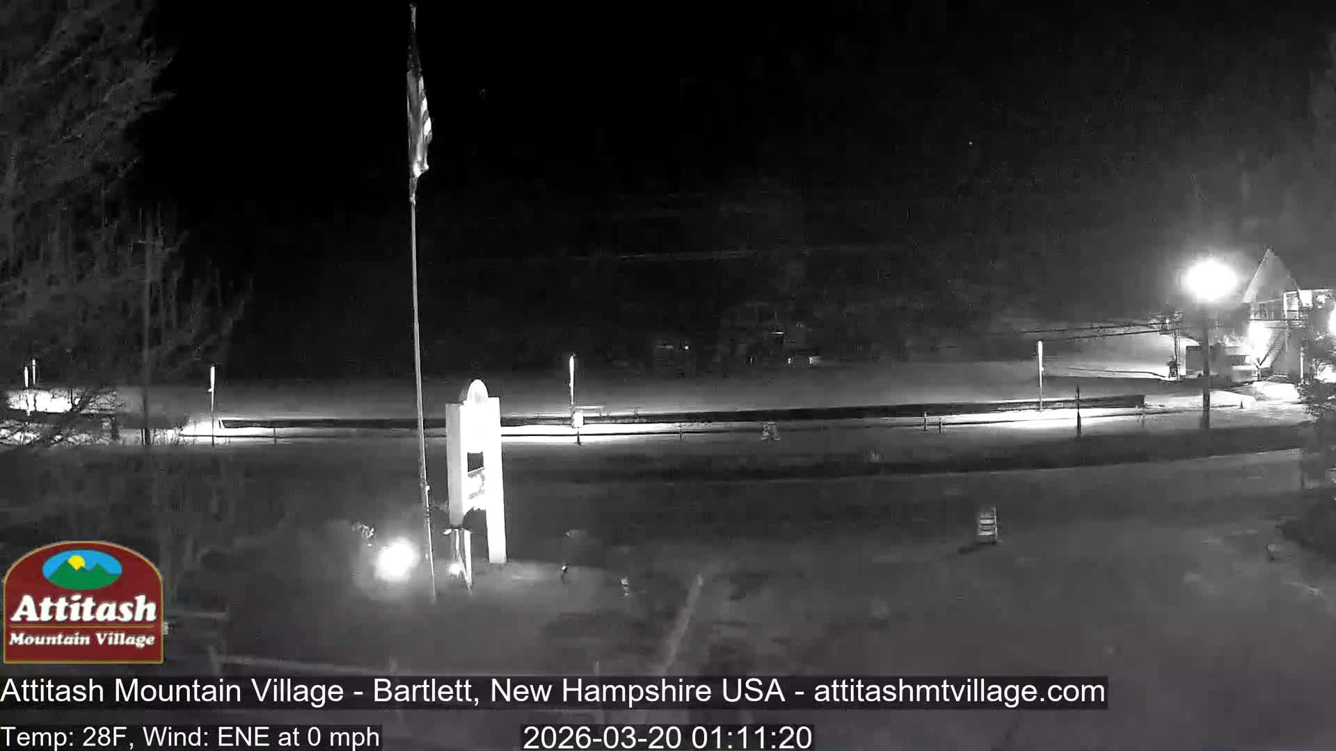 Attitash Mountain Village & Ski Slopes Live Cam - Bartlett, Carroll, New Hampshire, USA