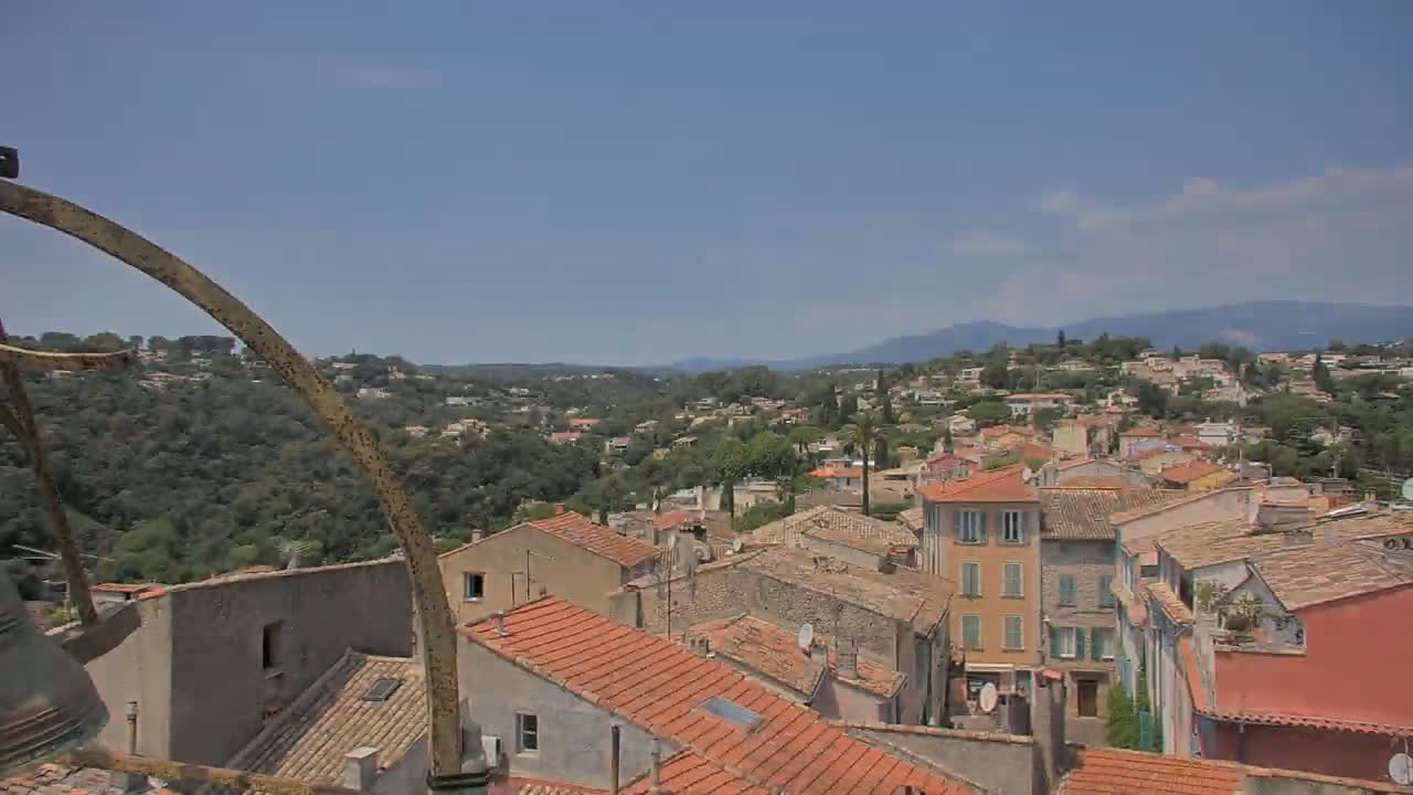 Biot  Commune Panaromic Live Cam - Grasse, Alpes-Maritimes, Provence-Alpes-Côte d’Azur, France