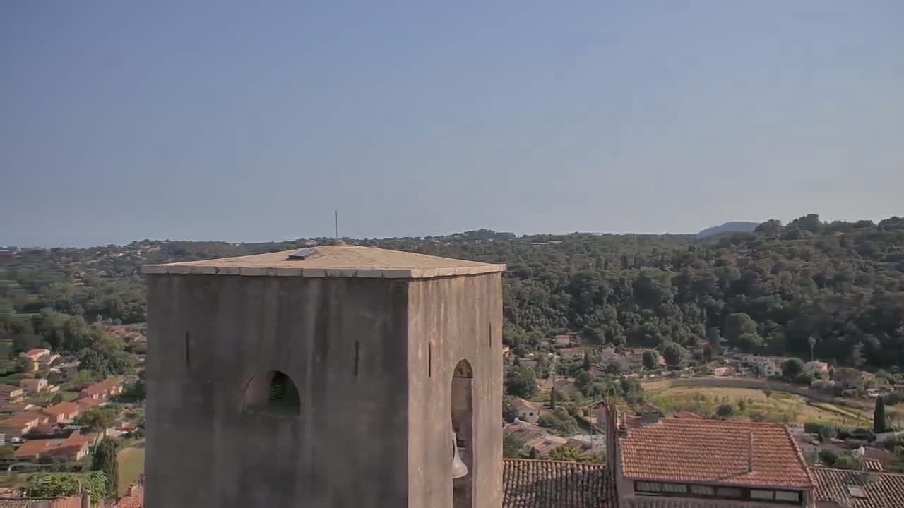 Biot  Commune Panaromic Live Cam - Grasse, Alpes-Maritimes, Provence-Alpes-Côte d’Azur, France