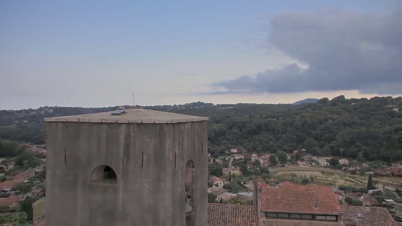 Biot  Commune Panaromic Live Cam - Grasse, Alpes-Maritimes, Provence-Alpes-Côte d’Azur, France