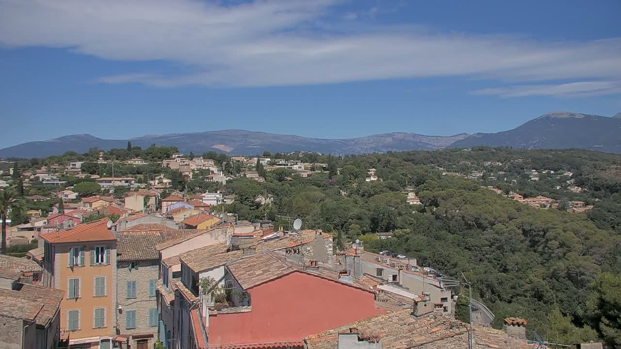 Biot  Commune Panaromic Live Cam - Grasse, Alpes-Maritimes, Provence-Alpes-Côte d’Azur, France