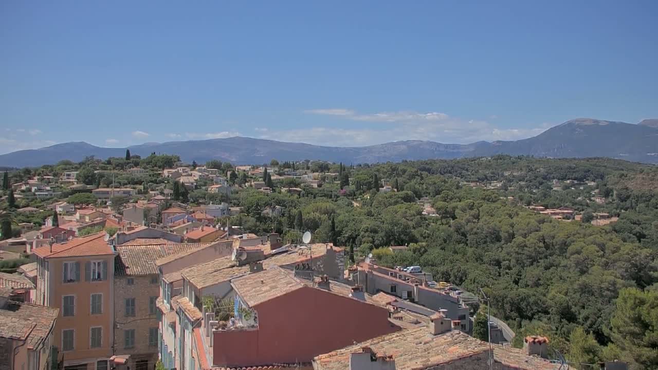 Biot  Commune Panaromic Live Cam - Grasse, Alpes-Maritimes, Provence-Alpes-Côte d’Azur, France