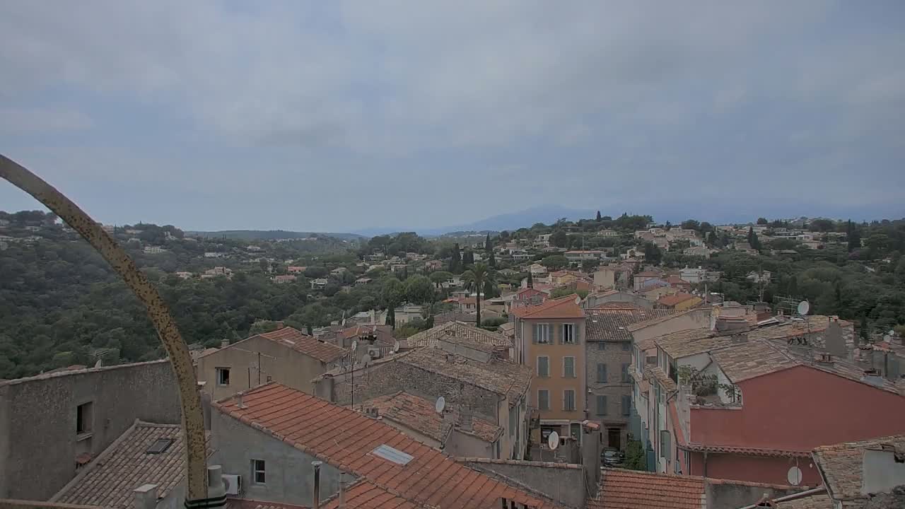 Biot  Commune Panaromic Live Cam - Grasse, Alpes-Maritimes, Provence-Alpes-Côte d’Azur, France