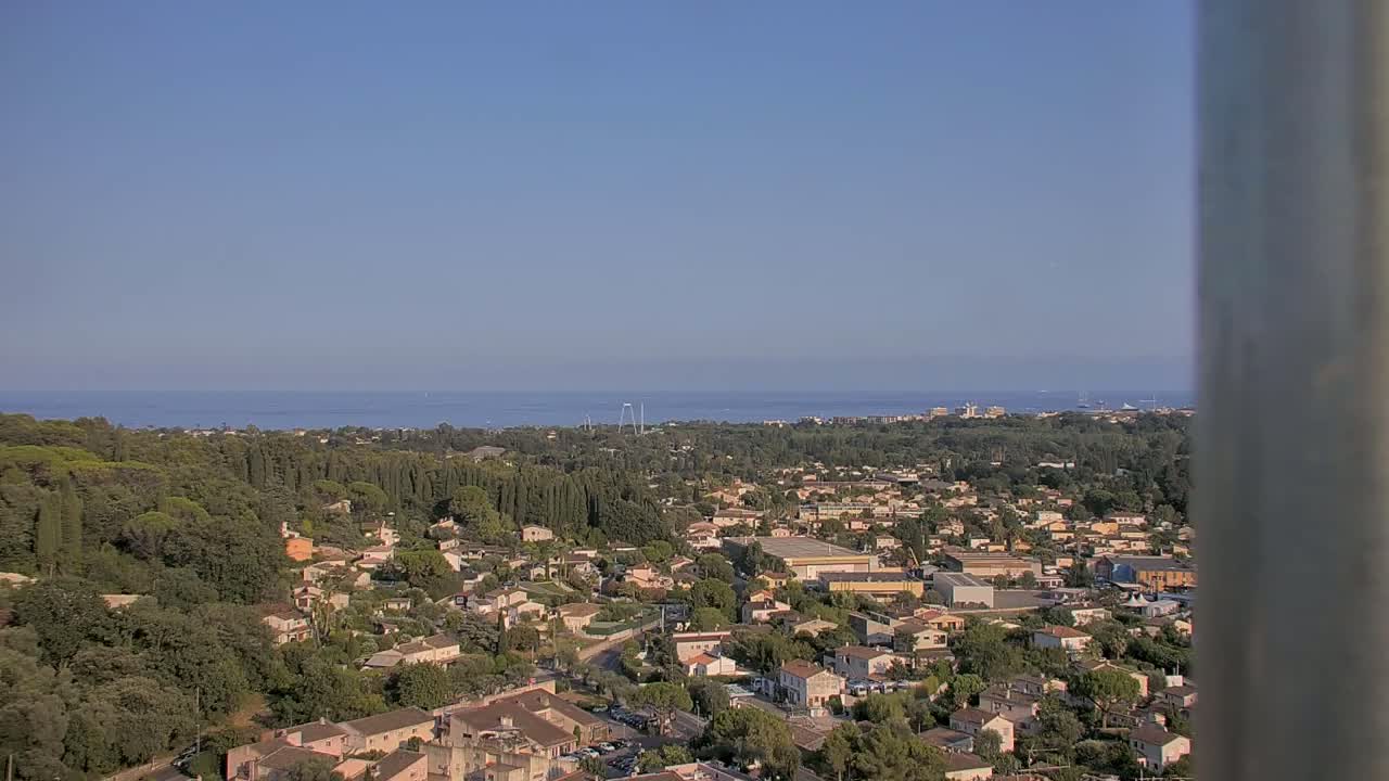 Biot  Commune Panaromic Live Cam - Grasse, Alpes-Maritimes, Provence-Alpes-Côte d’Azur, France