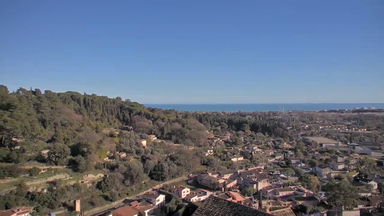 Biot  Commune Panaromic Live Cam - Grasse, Alpes-Maritimes, Provence-Alpes-Côte d’Azur, France