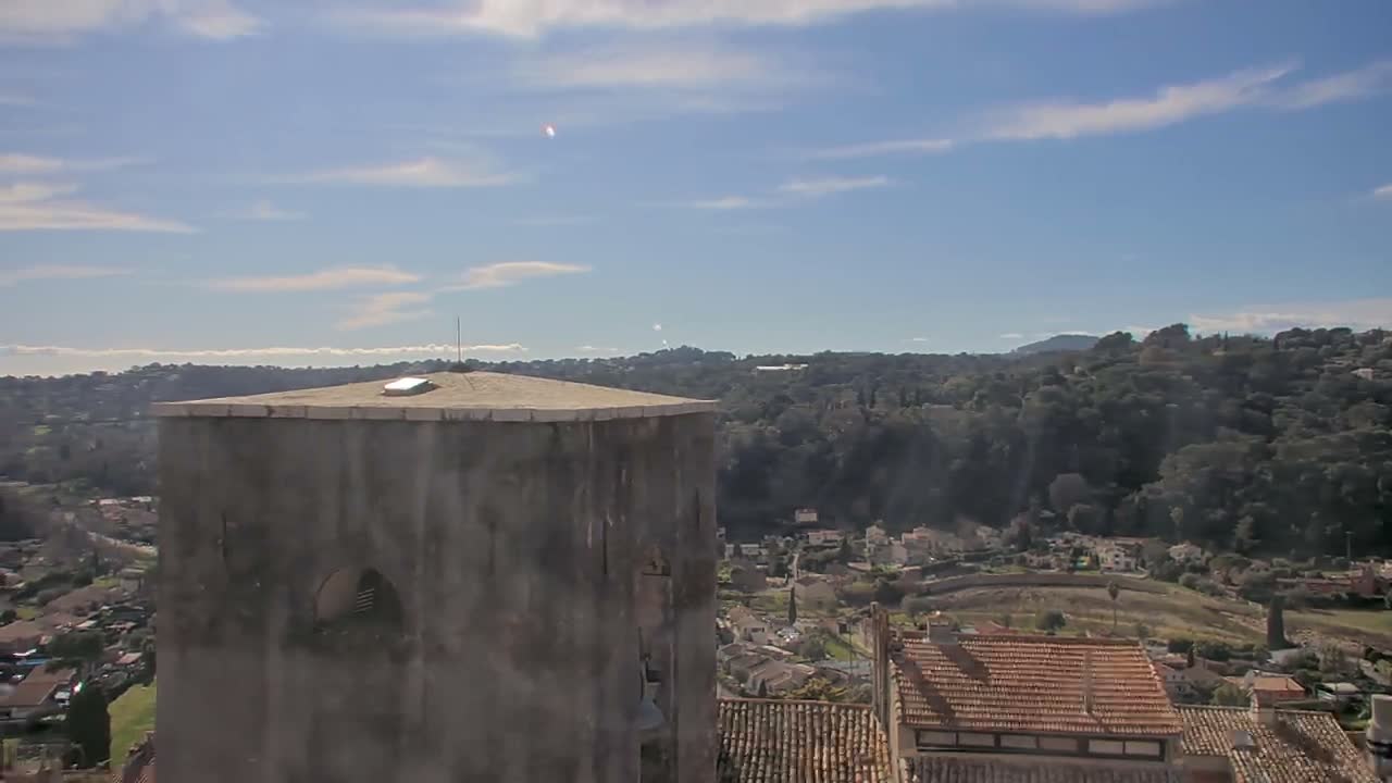 Biot  Commune Panaromic Live Cam - Grasse, Alpes-Maritimes, Provence-Alpes-Côte d’Azur, France