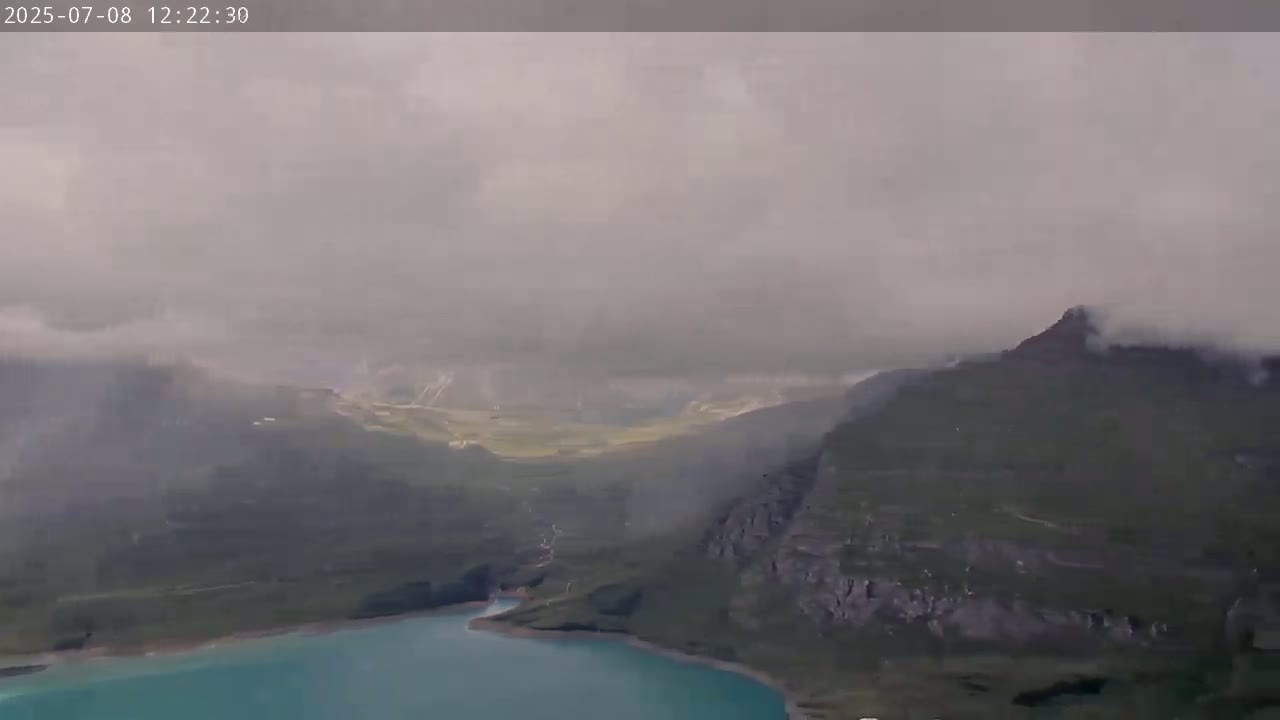 Val Cenis Village, Col de la Met Summit Pass & Lac du Mont-Cenis Lake Live Cam - Saint-Jean-de-Maurienne, Savoie, Auvergne-Rhône-Alpes, France