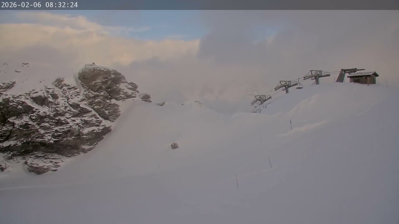 Val Cenis Village, Col de la Met Summit Pass & Lac du Mont-Cenis Lake Live Cam - Saint-Jean-de-Maurienne, Savoie, Auvergne-Rhône-Alpes, France