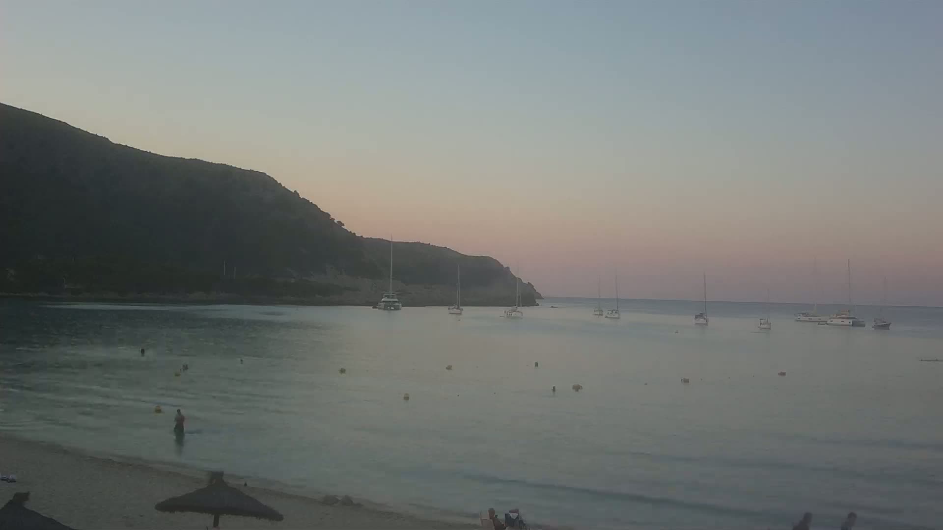 Capdepera, (Platja) Playa Cala Agulla Beach Live Cam - Mallorca, Balearic Islands, Spain