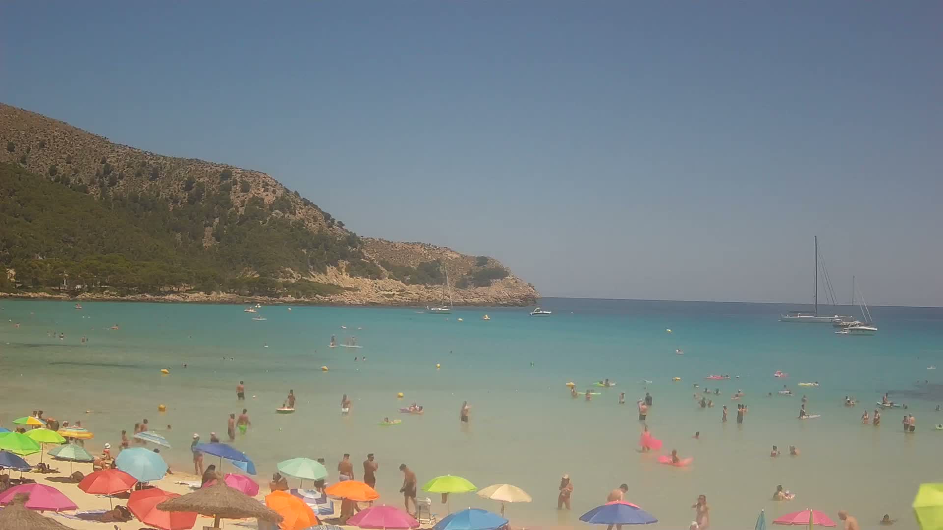 Capdepera, (Platja) Playa Cala Agulla Beach Live Cam - Mallorca, Balearic Islands, Spain