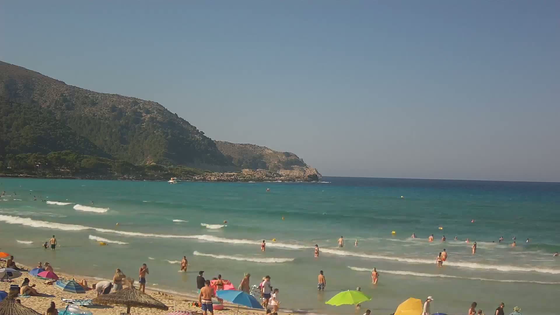 Capdepera, (Platja) Playa Cala Agulla Beach Live Cam - Mallorca, Balearic Islands, Spain