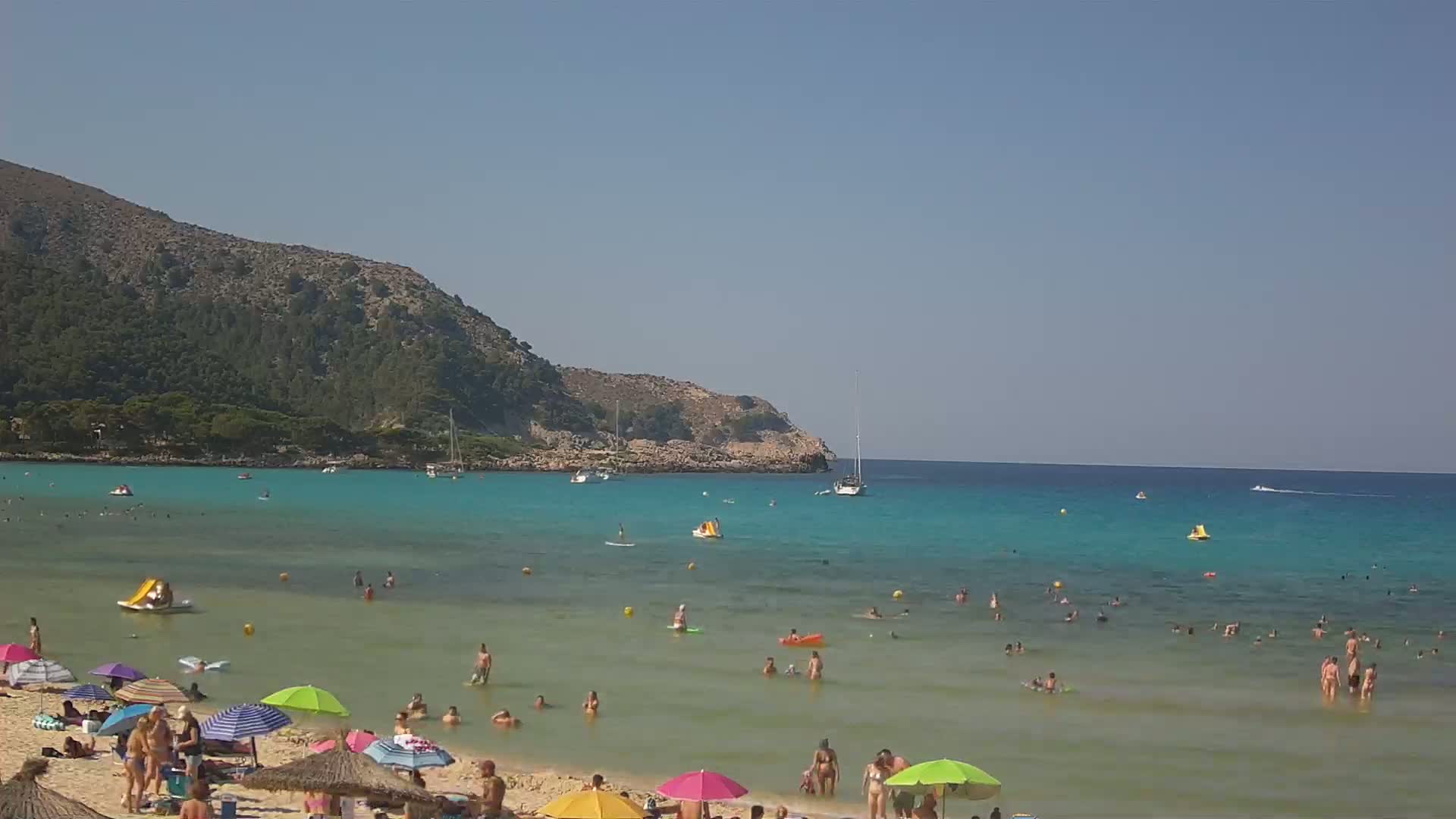 Capdepera, (Platja) Playa Cala Agulla Beach Live Cam - Mallorca, Balearic Islands, Spain