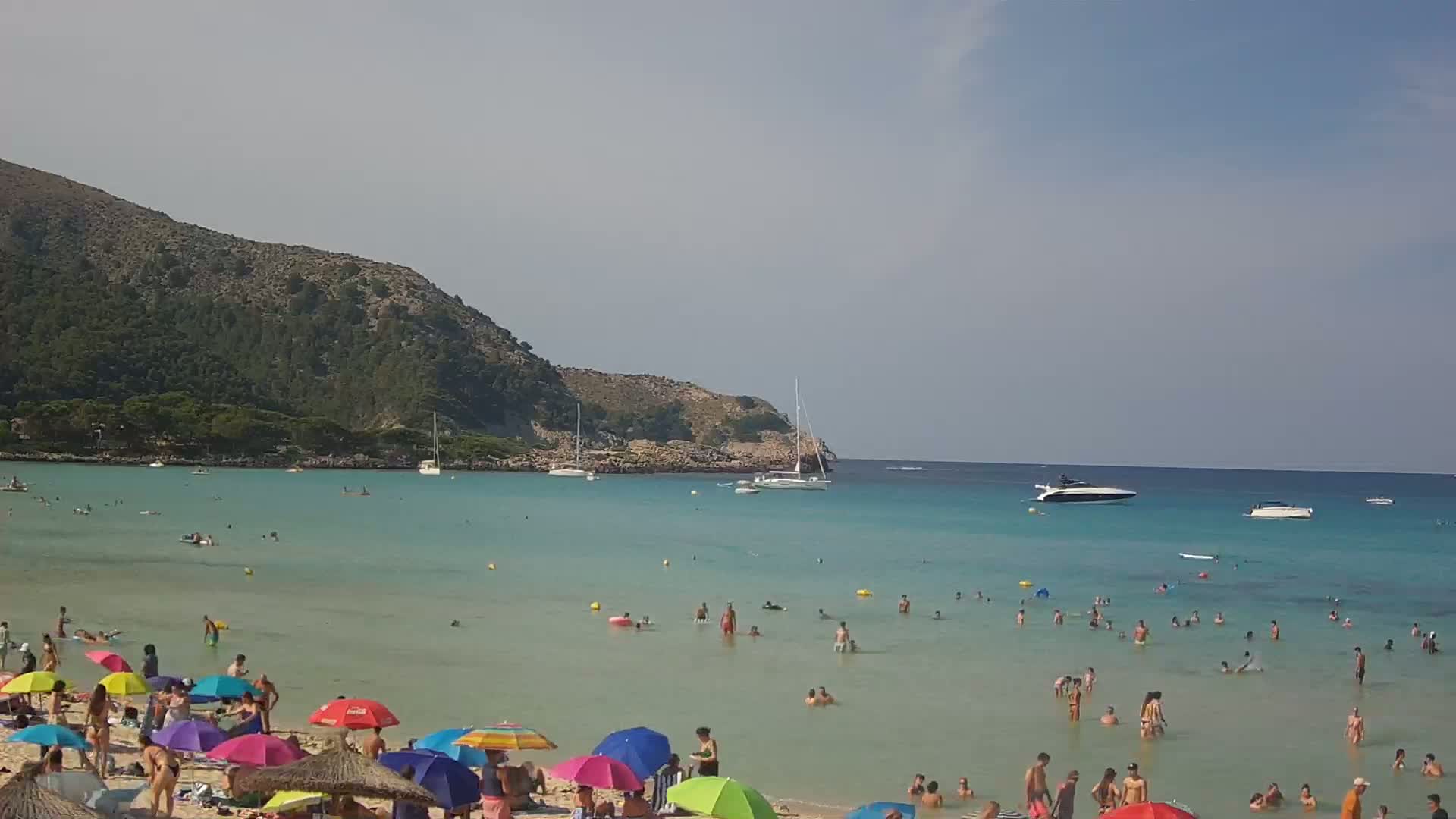 Capdepera, (Platja) Playa Cala Agulla Beach Live Cam - Mallorca, Balearic Islands, Spain