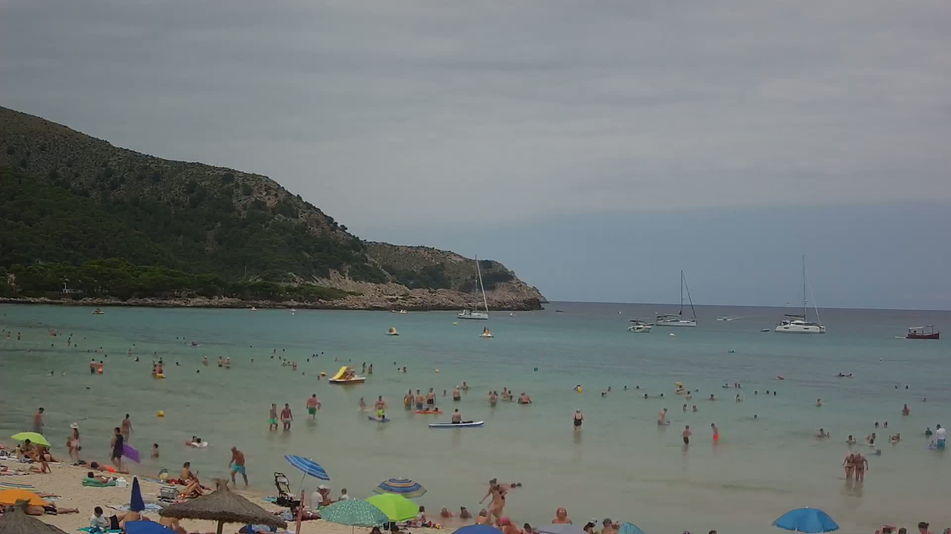 Capdepera, (Platja) Playa Cala Agulla Beach Live Cam - Mallorca, Balearic Islands, Spain
