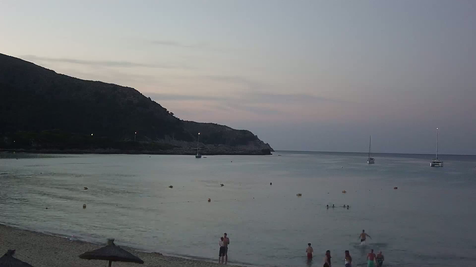 Capdepera, (Platja) Playa Cala Agulla Beach Live Cam - Mallorca, Balearic Islands, Spain