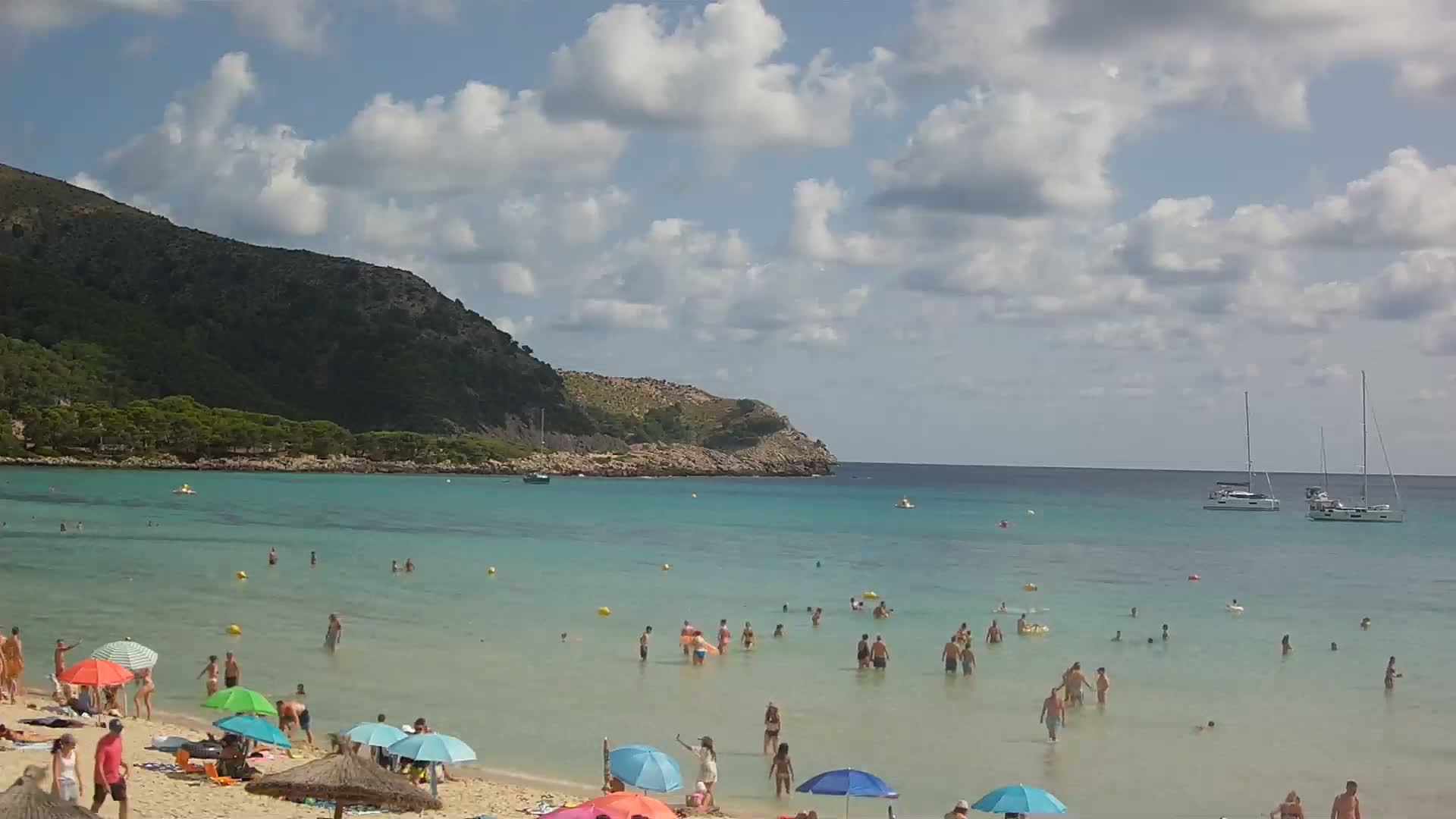 Capdepera, (Platja) Playa Cala Agulla Beach Live Cam - Mallorca, Balearic Islands, Spain