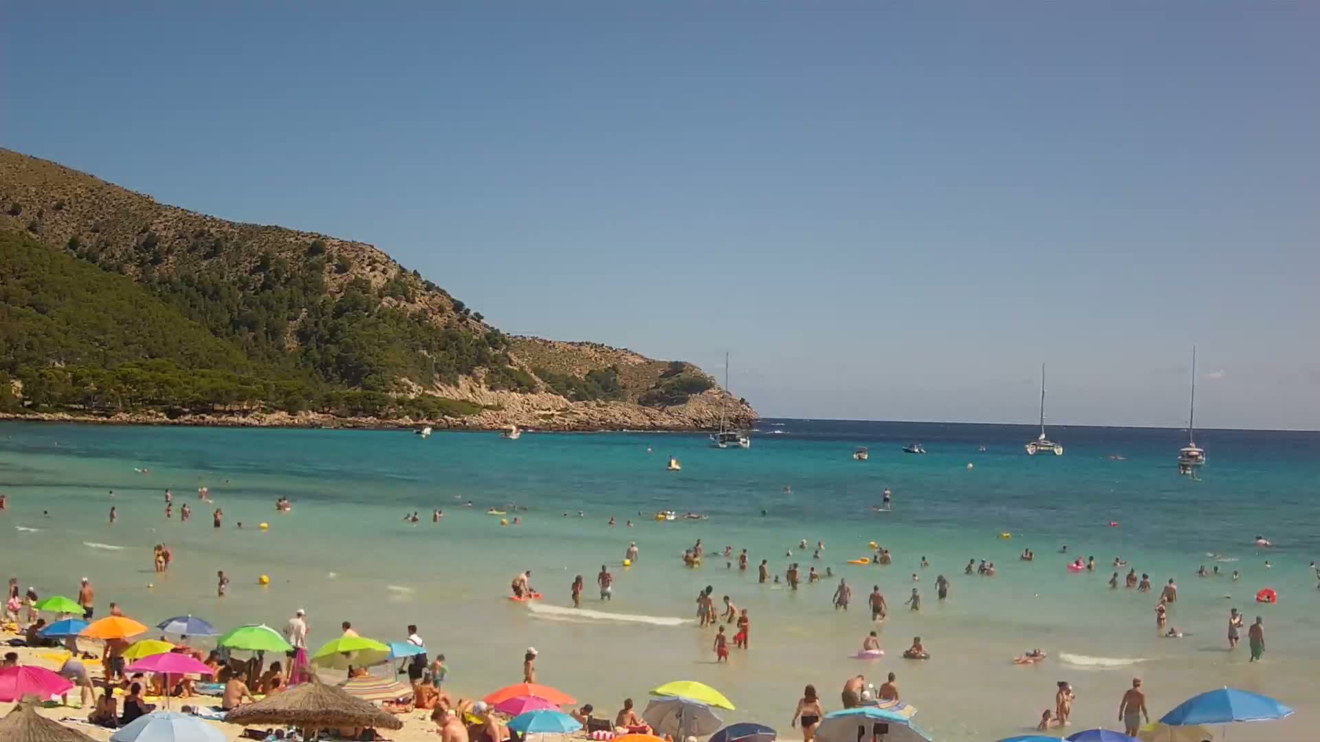 Capdepera, (Platja) Playa Cala Agulla Beach Live Cam - Mallorca, Balearic Islands, Spain