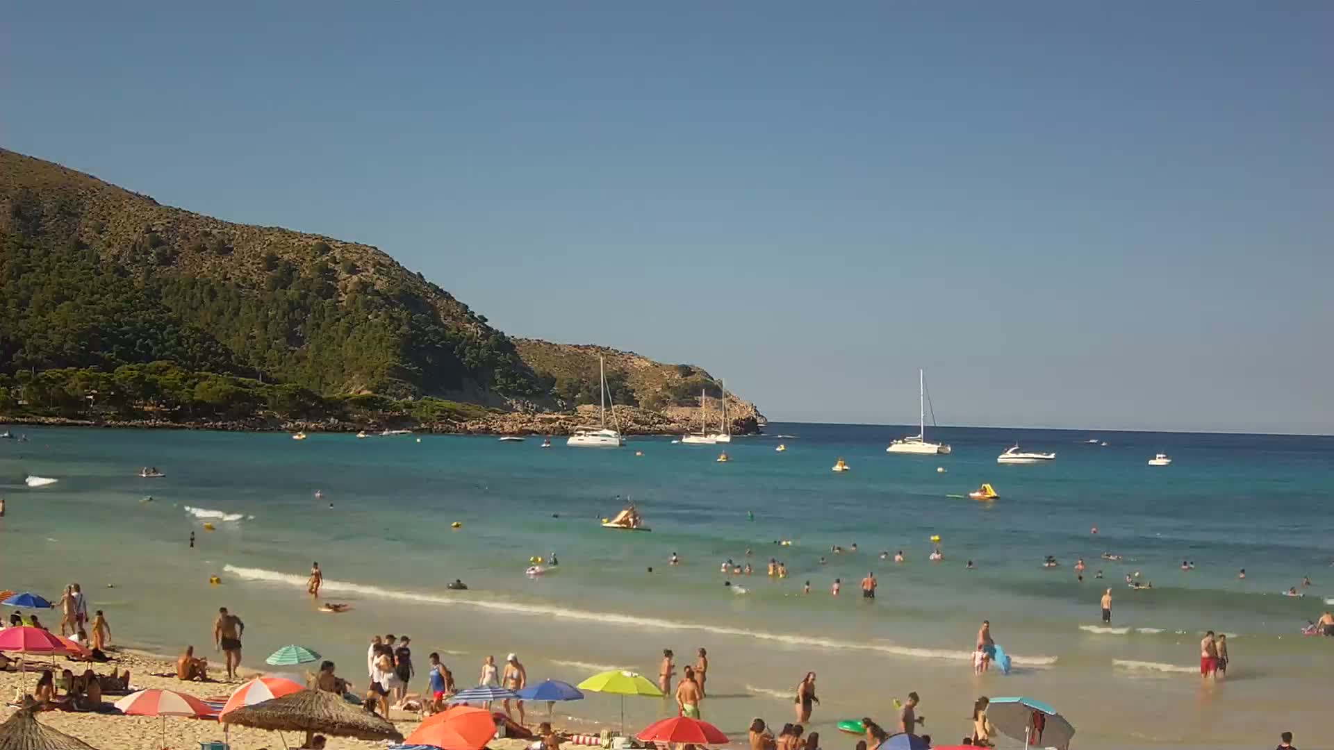 Capdepera, (Platja) Playa Cala Agulla Beach Live Cam - Mallorca, Balearic Islands, Spain