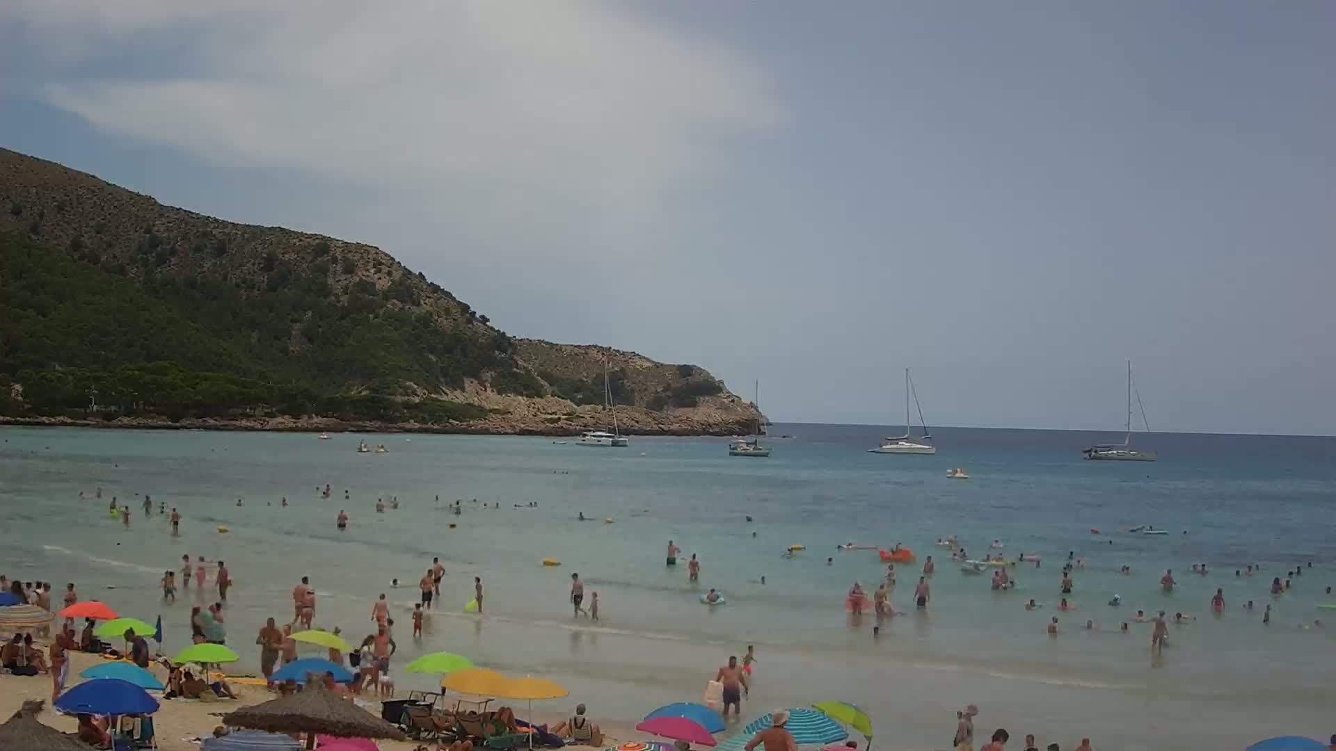 Capdepera, (Platja) Playa Cala Agulla Beach Live Cam - Mallorca, Balearic Islands, Spain