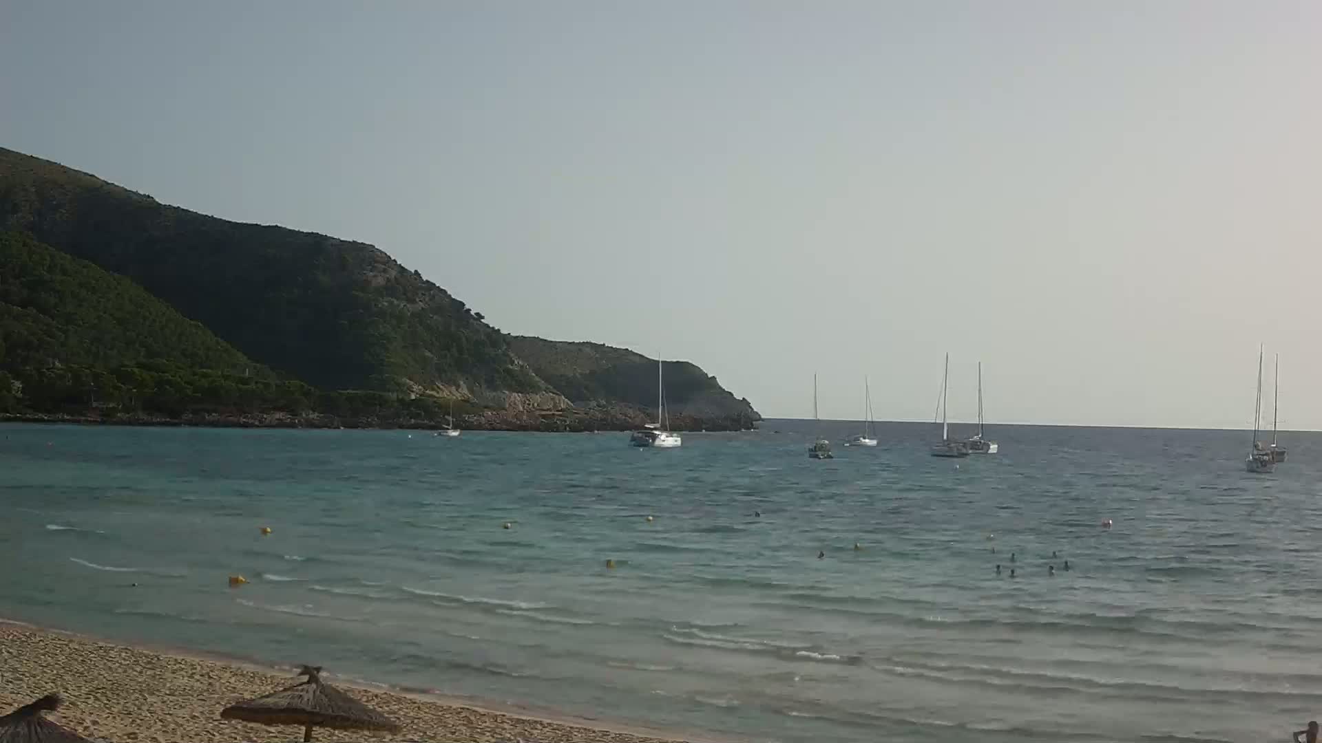 Capdepera, (Platja) Playa Cala Agulla Beach Live Cam - Mallorca, Balearic Islands, Spain