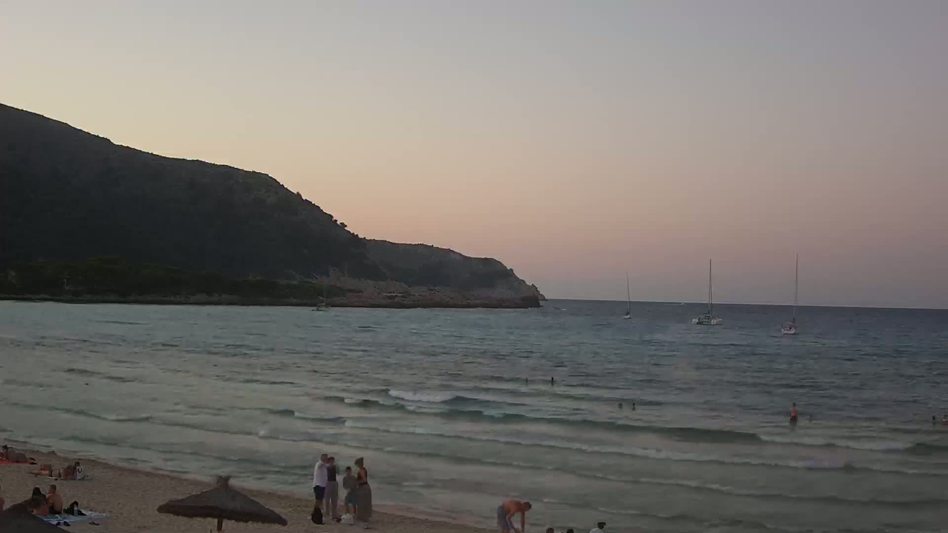 Capdepera, (Platja) Playa Cala Agulla Beach Live Cam - Mallorca, Balearic Islands, Spain